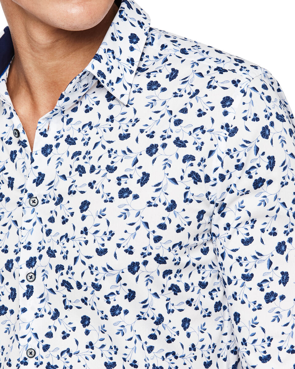 Colorno Shirt, White/Blue, hi-res