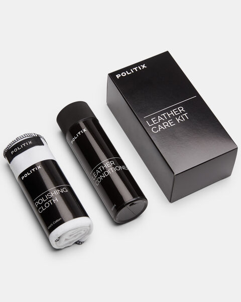 Leather Care Kit, Black, hi-res