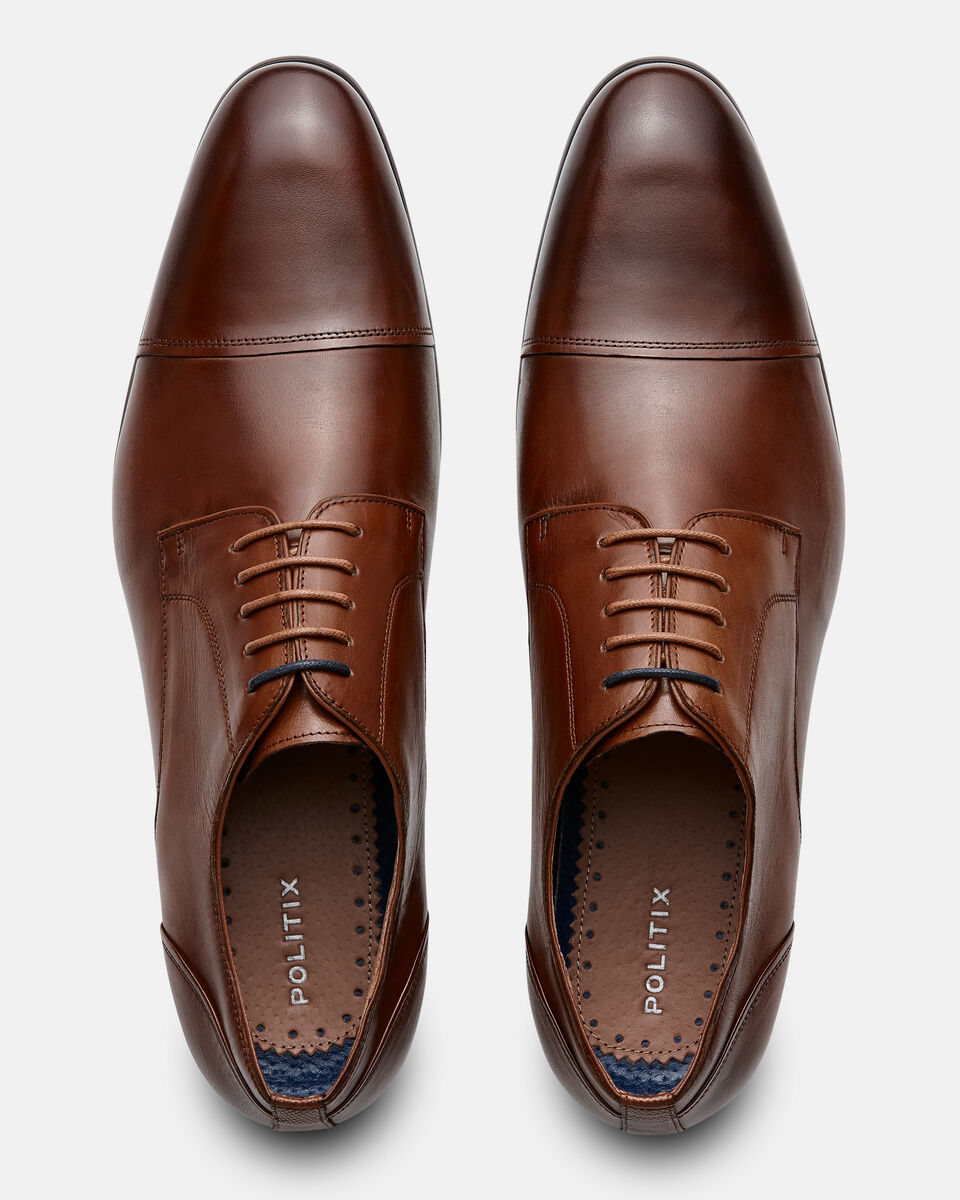 Tutino Derby Dress Shoe, Whiskey, hi-res