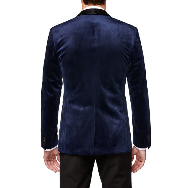 Demonte - Royal - Navy Slim Tux Velvet Jacket | Tuxedos | Politix
