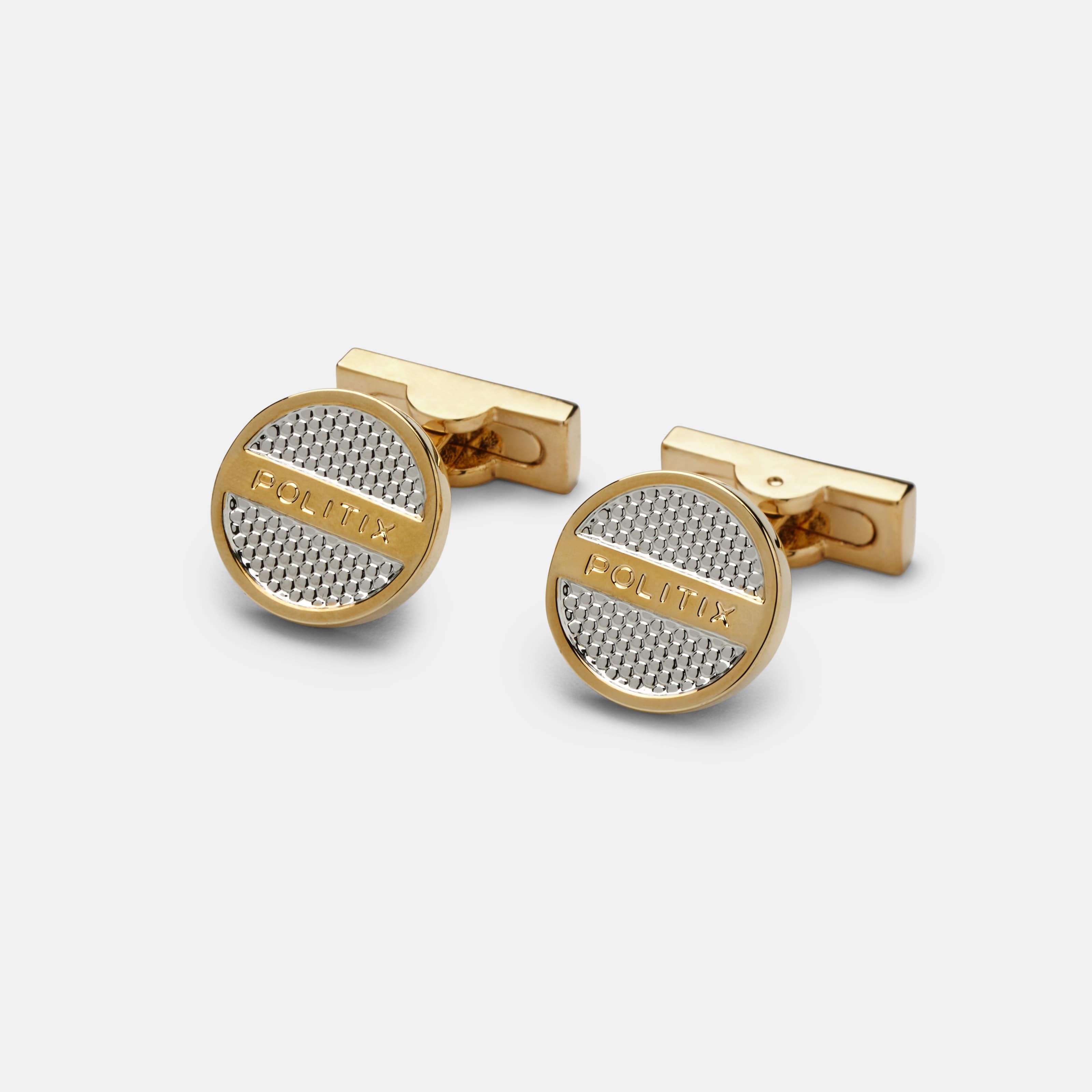 Cufflinks gold clearance and silver