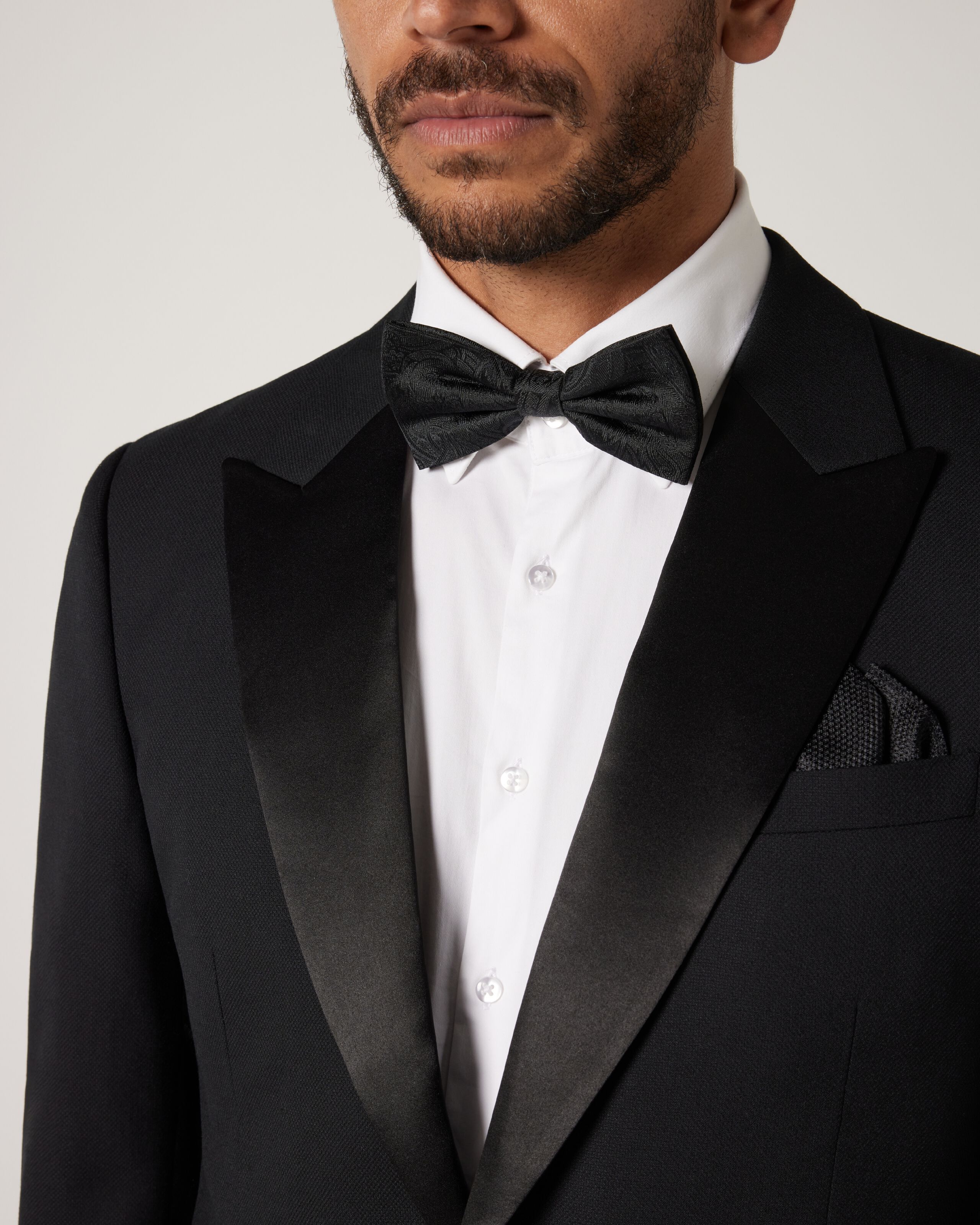 black paisley bow ties