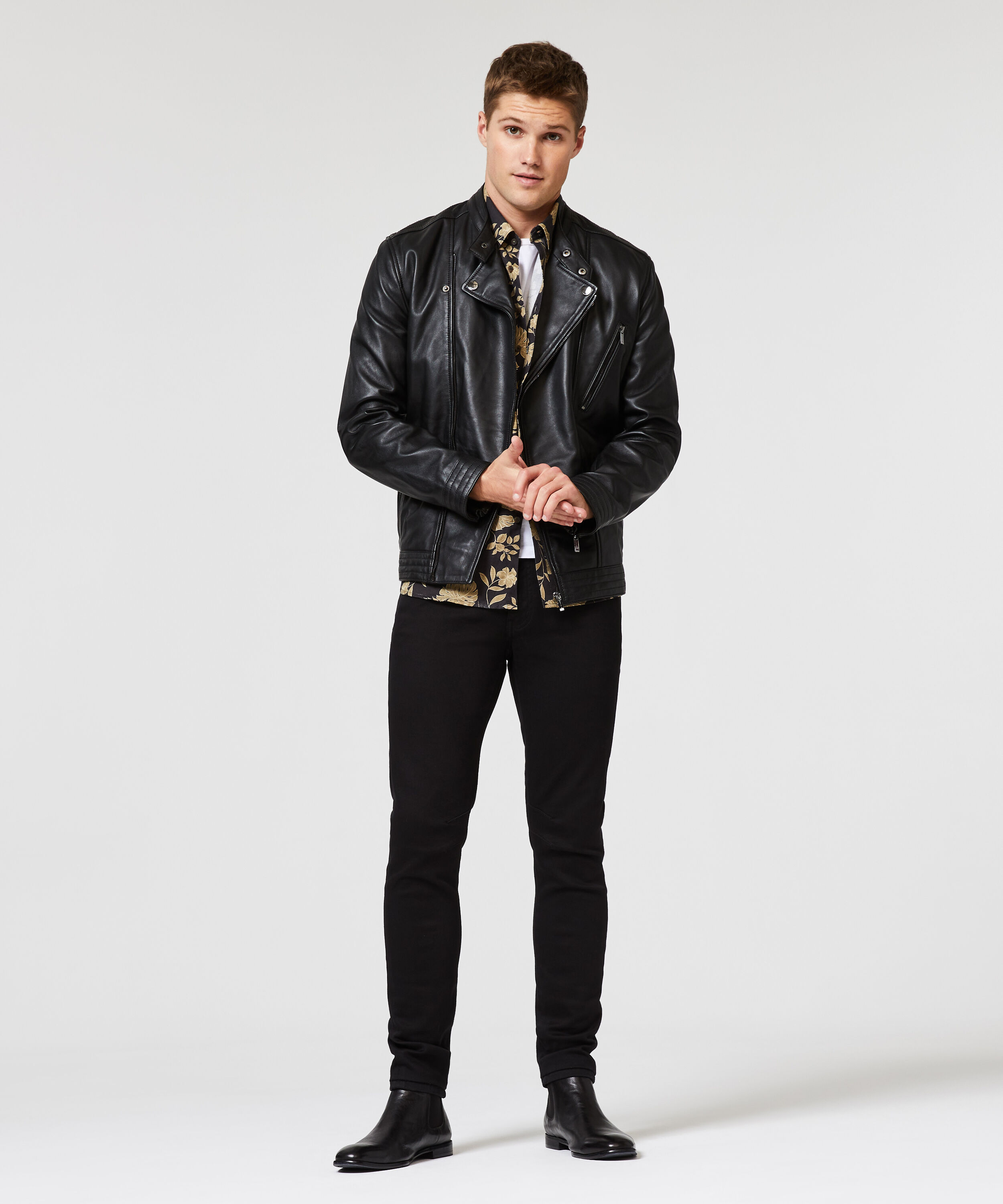 Altona Leather Jacket - Black | Leather Jackets | Politix