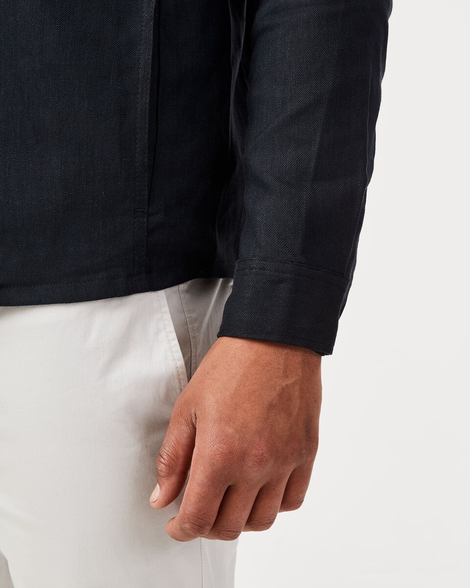 Mens Dark Navy Casual Jacket