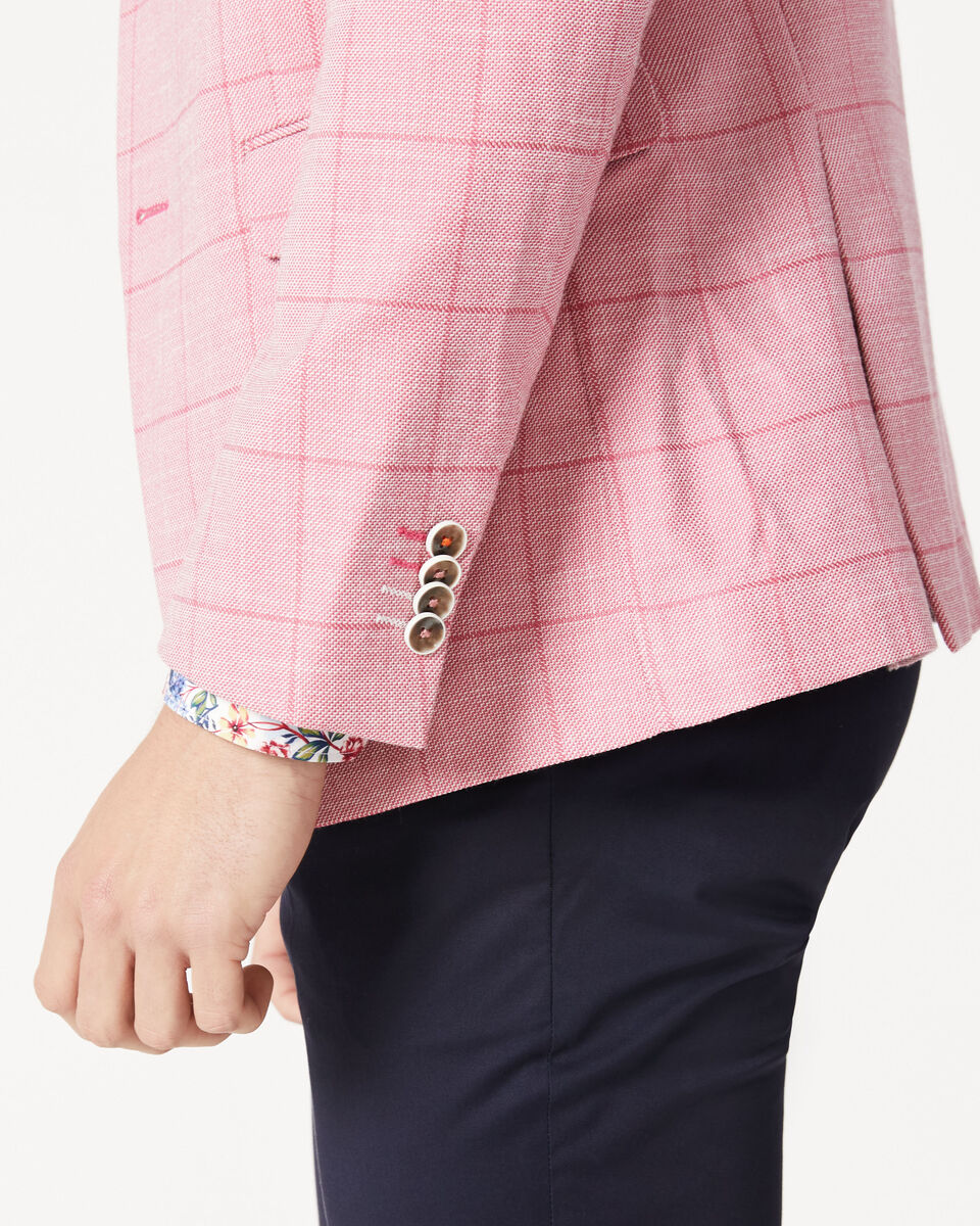 Kingswood Blazer, Pink Check, hi-res