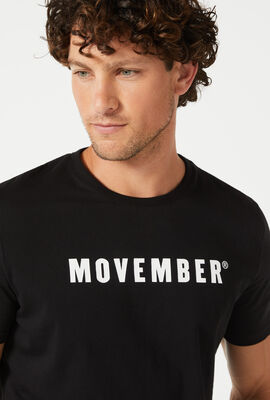 2020 Movember Campaign Tee T-Shirt, Black/White, hi-res