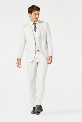 Mens Stone Tailored Suit Pant
