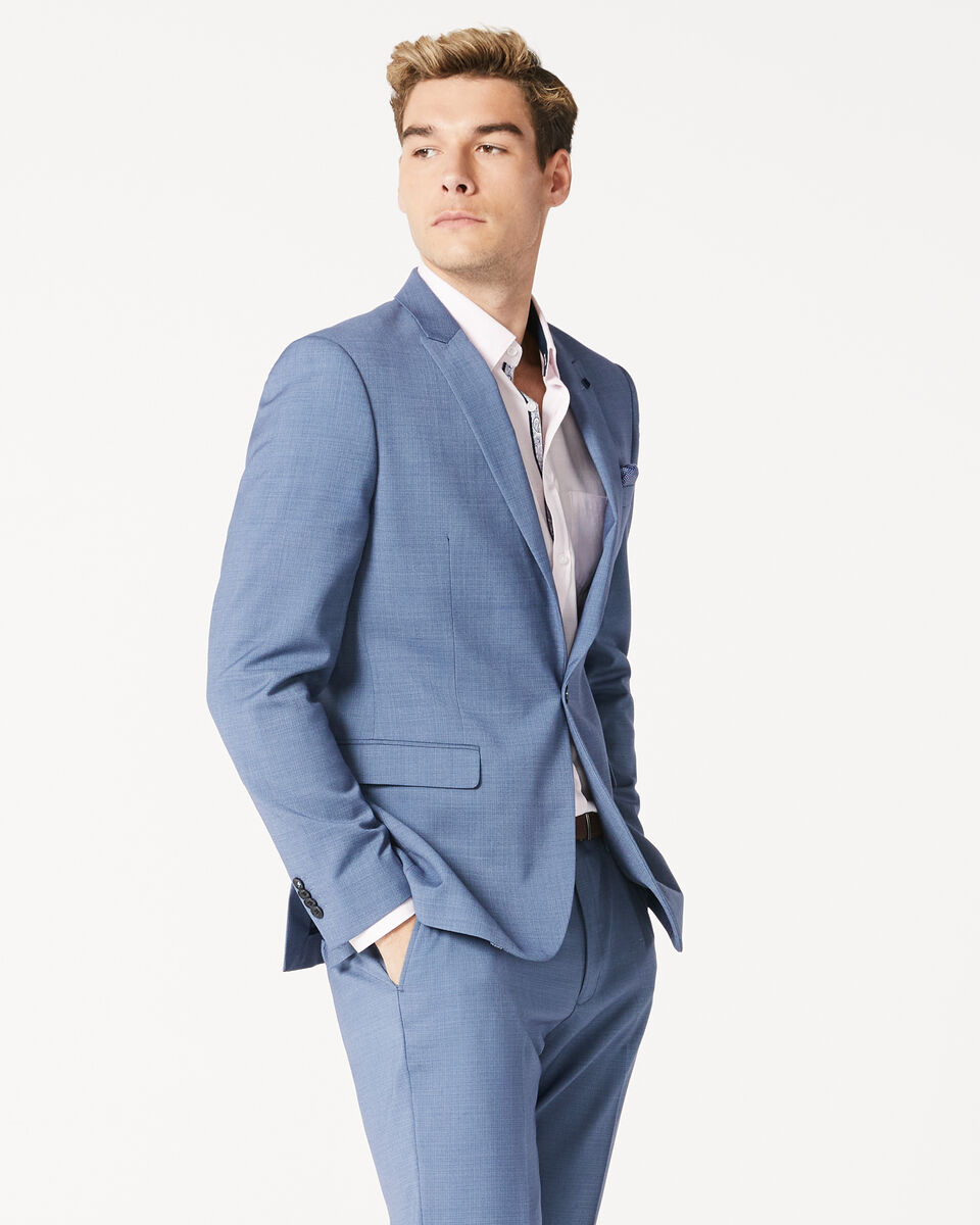 Ryders Suit Jacket, Slate/Blue, hi-res