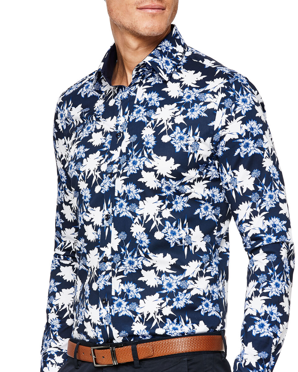 Civito Shirt, Navy/White, hi-res