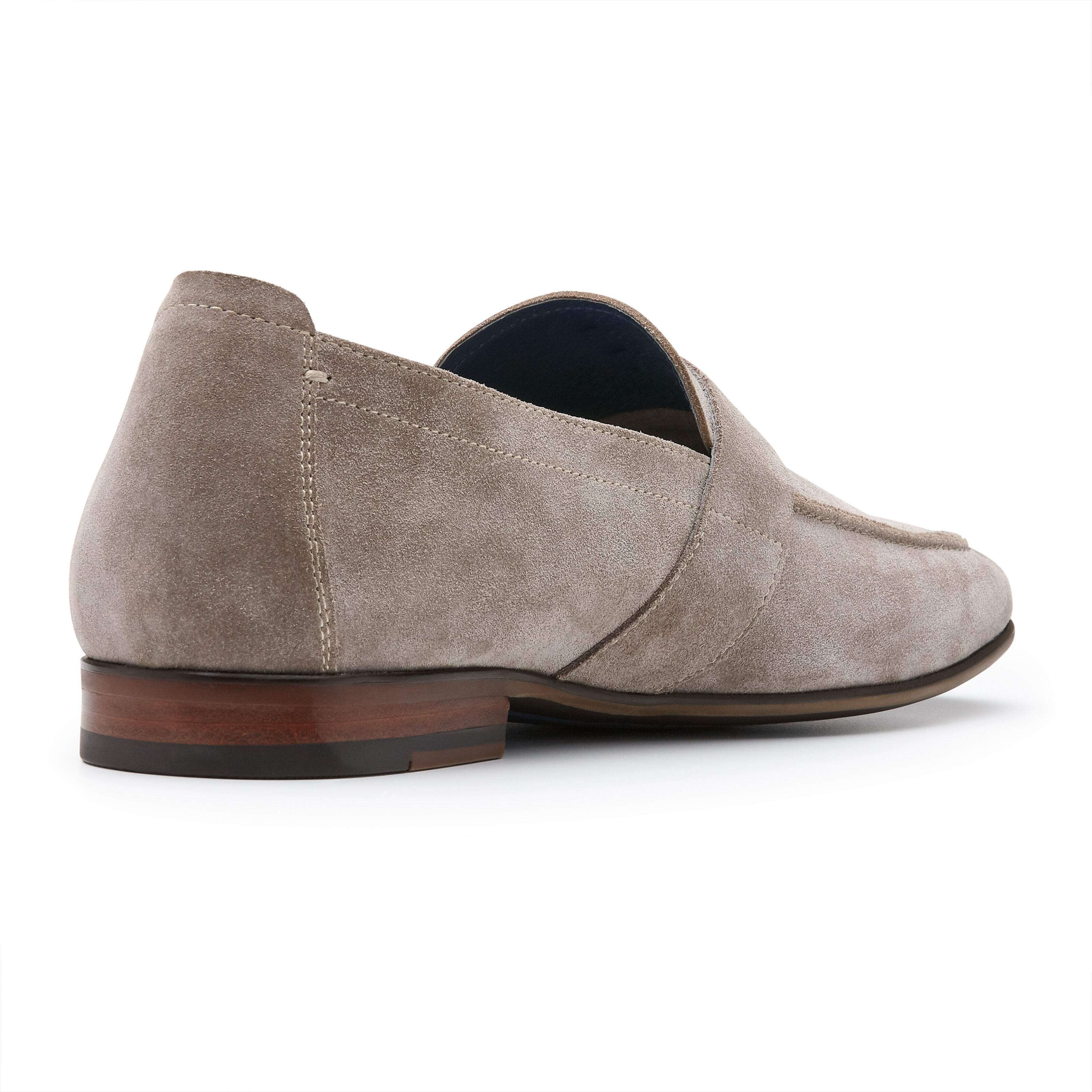 grey suede slip on shoes