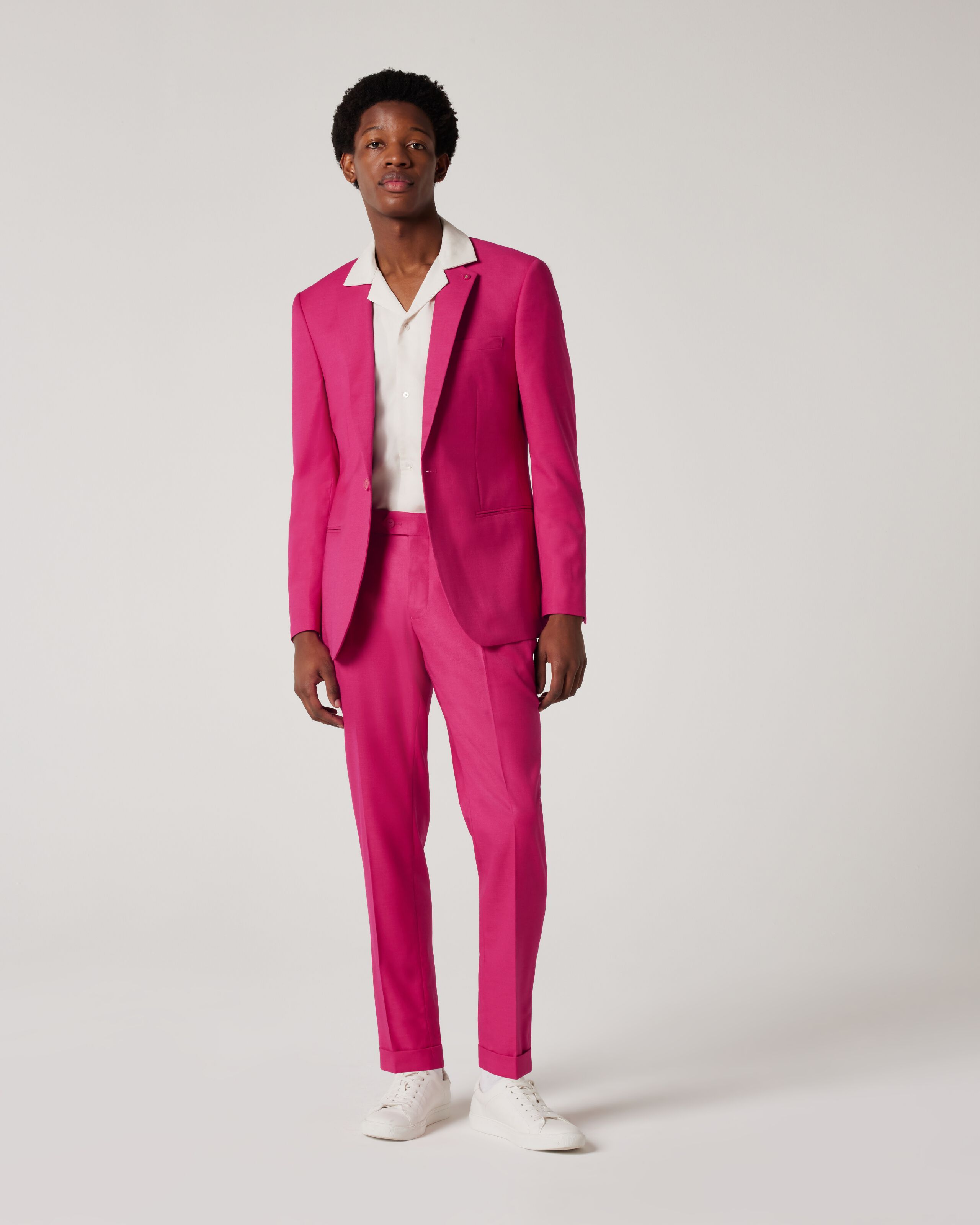 Pink outlet tailored pants
