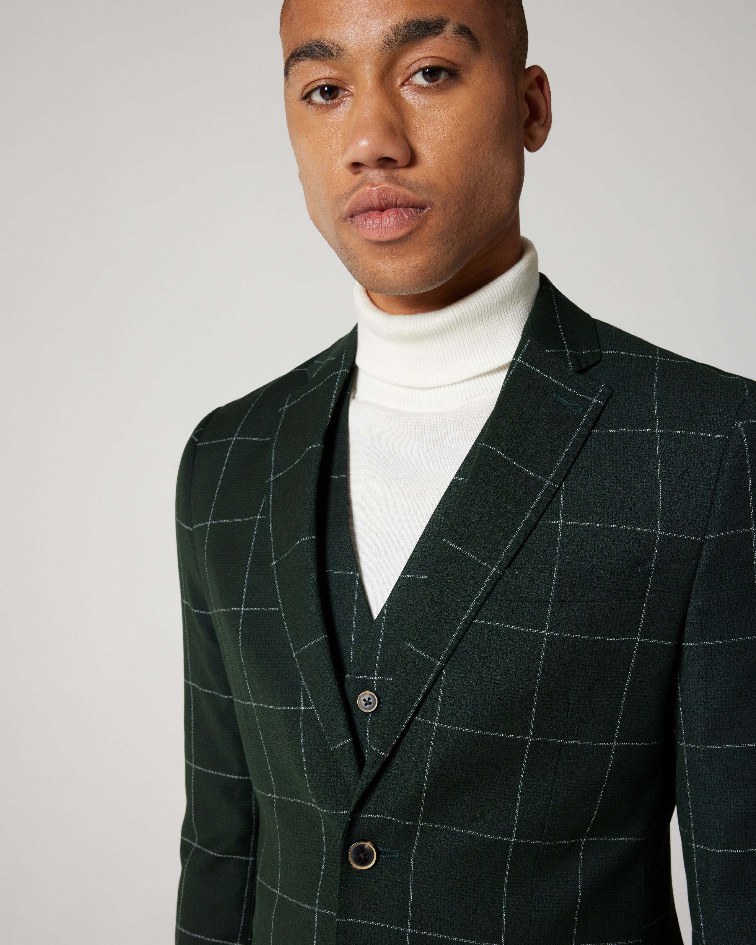 Blazer checkered hot sale