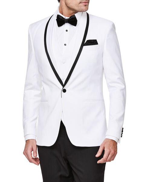 Maciano Tuxedo Jacket, White, hi-res