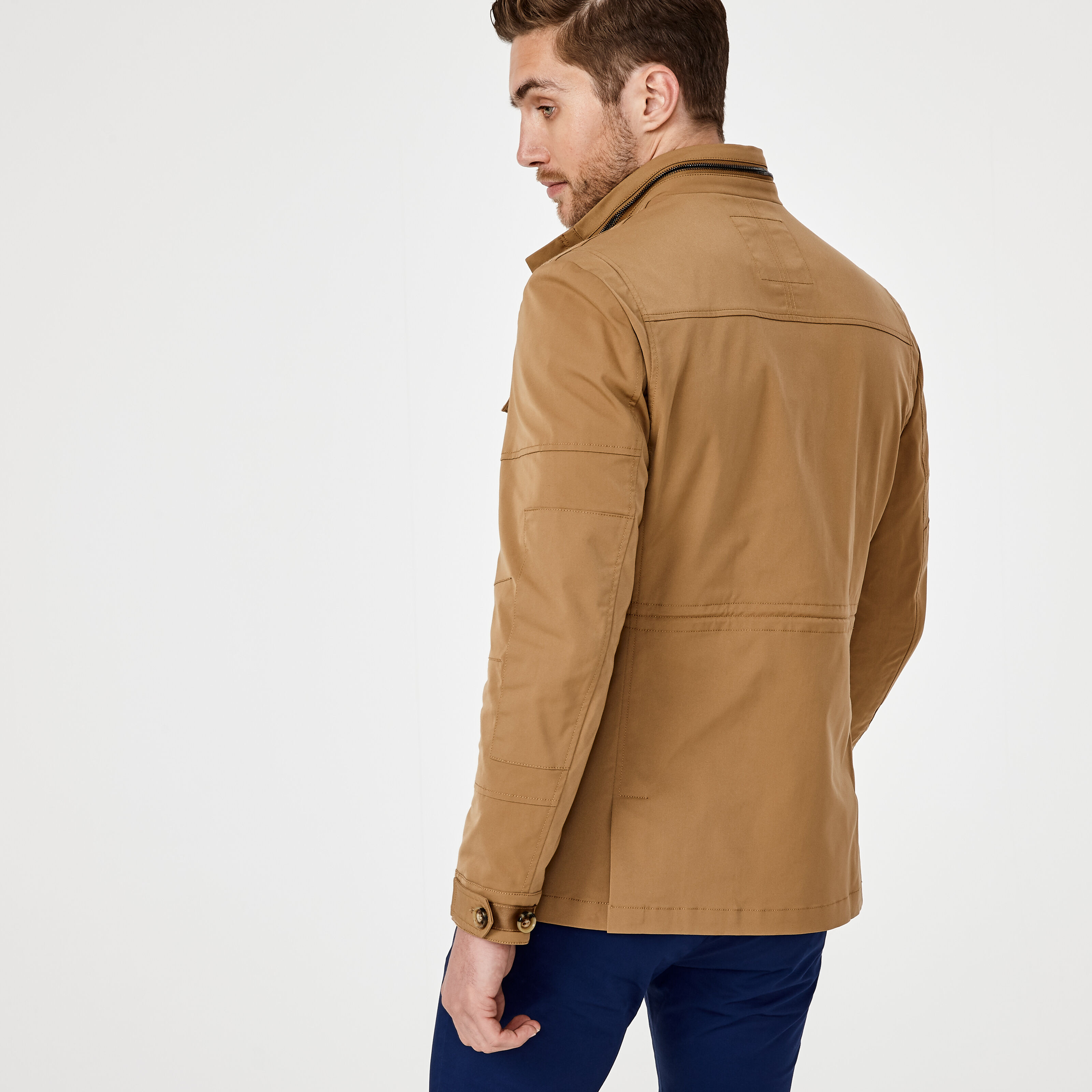 Tan outlet cargo jacket