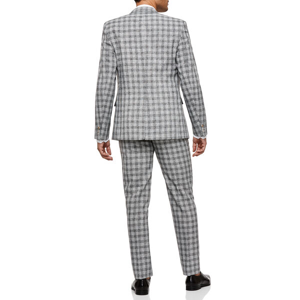 Zanetti - Grey Check - Slim Fit Fully Lined Plaid Suit | Suits | Politix