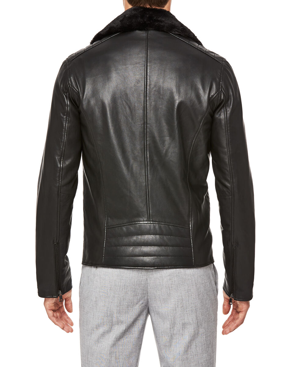 Colbert Leather Jacket, Black, hi-res