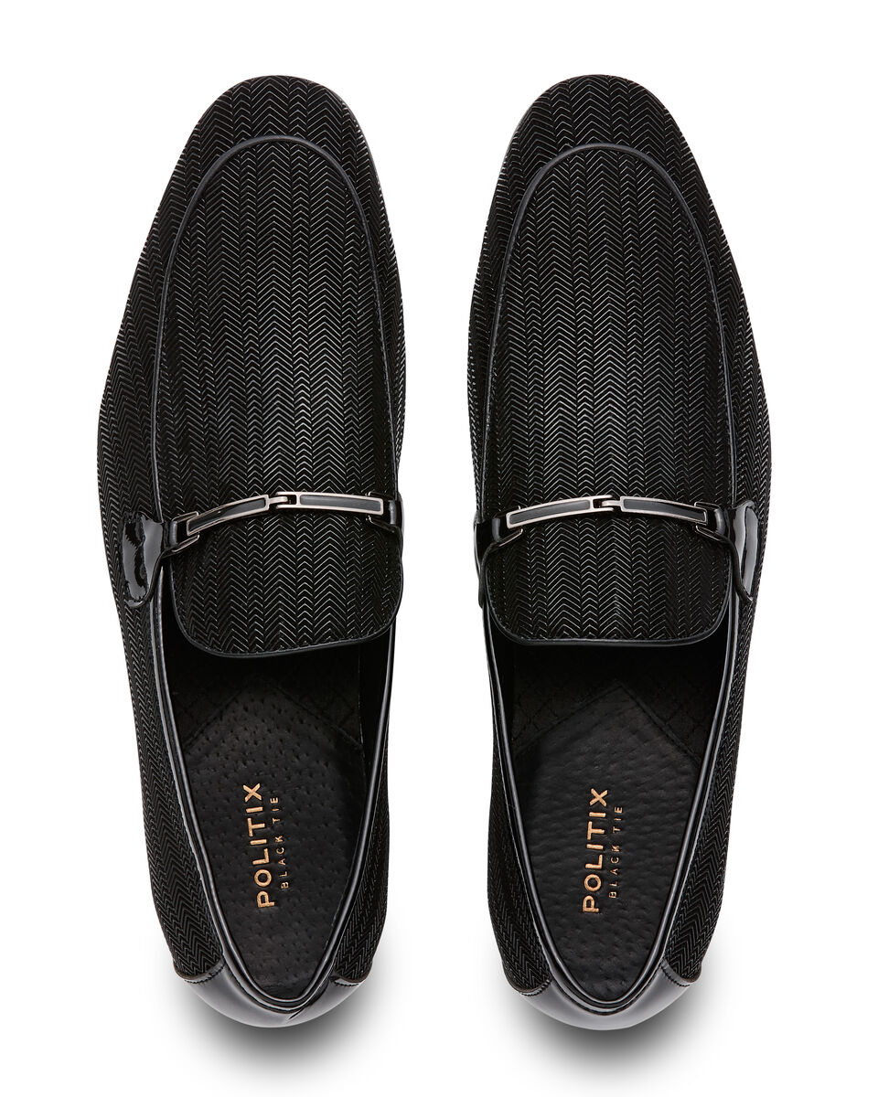 Cinzano Leather Loafer, Black, hi-res