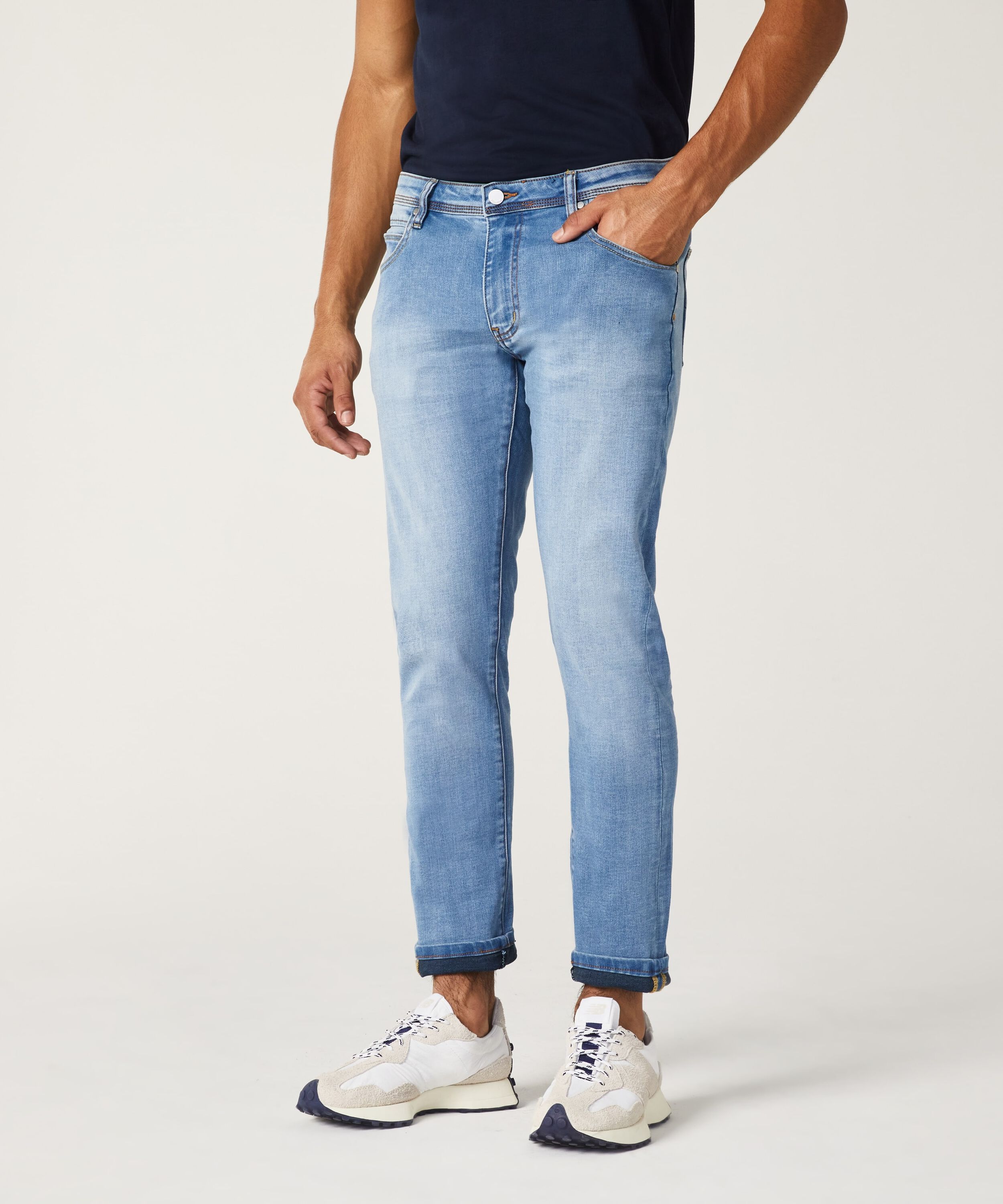 Blue Slim Fit Denim Jeans