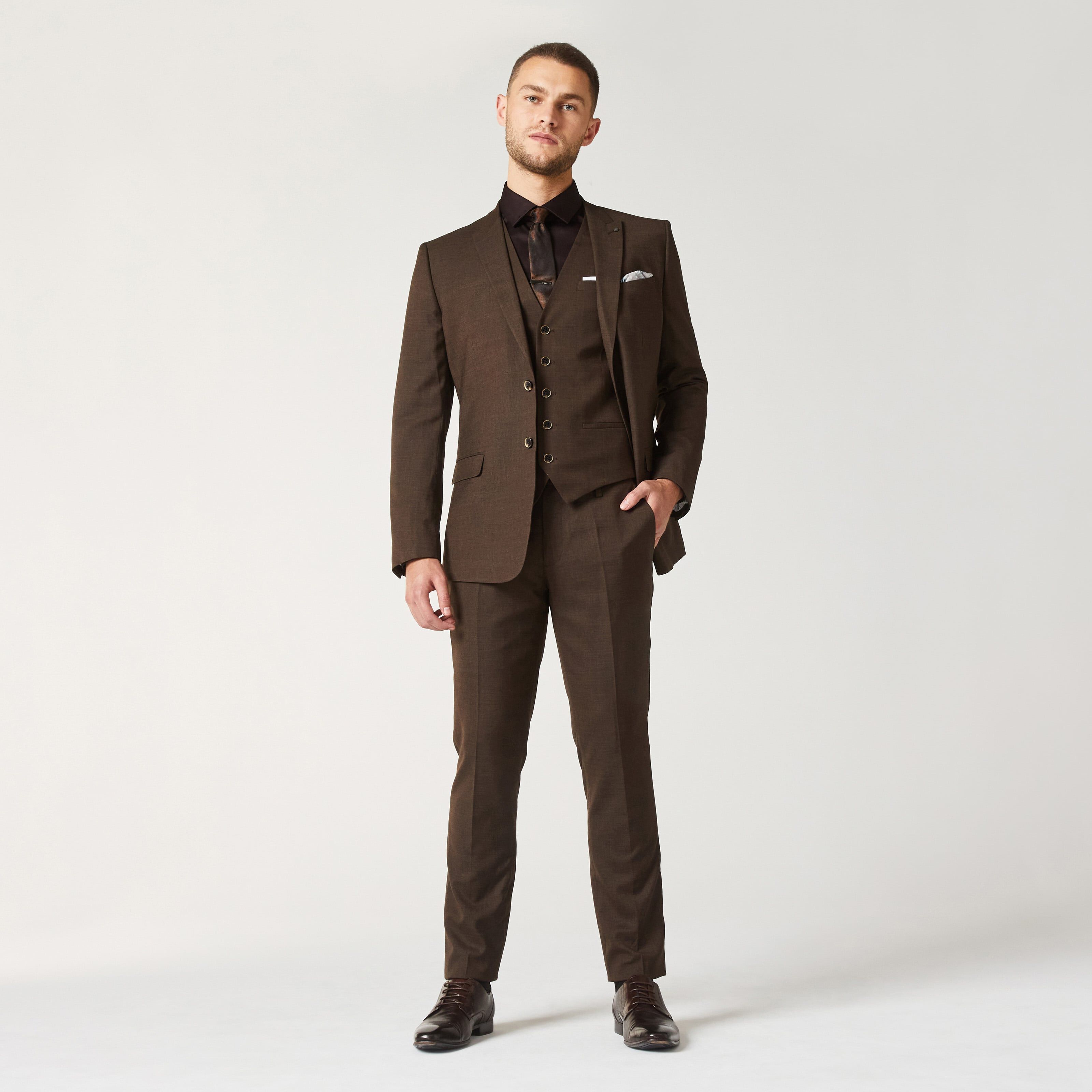 Men's Brown Suits - Dark & Light Brown Suits | MrGuild