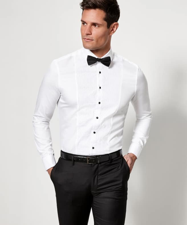 Black Tuxedo White Shirt Black Bow Tie - Politix Black Tuxedo White Shirt Black Bow Tie - Politix