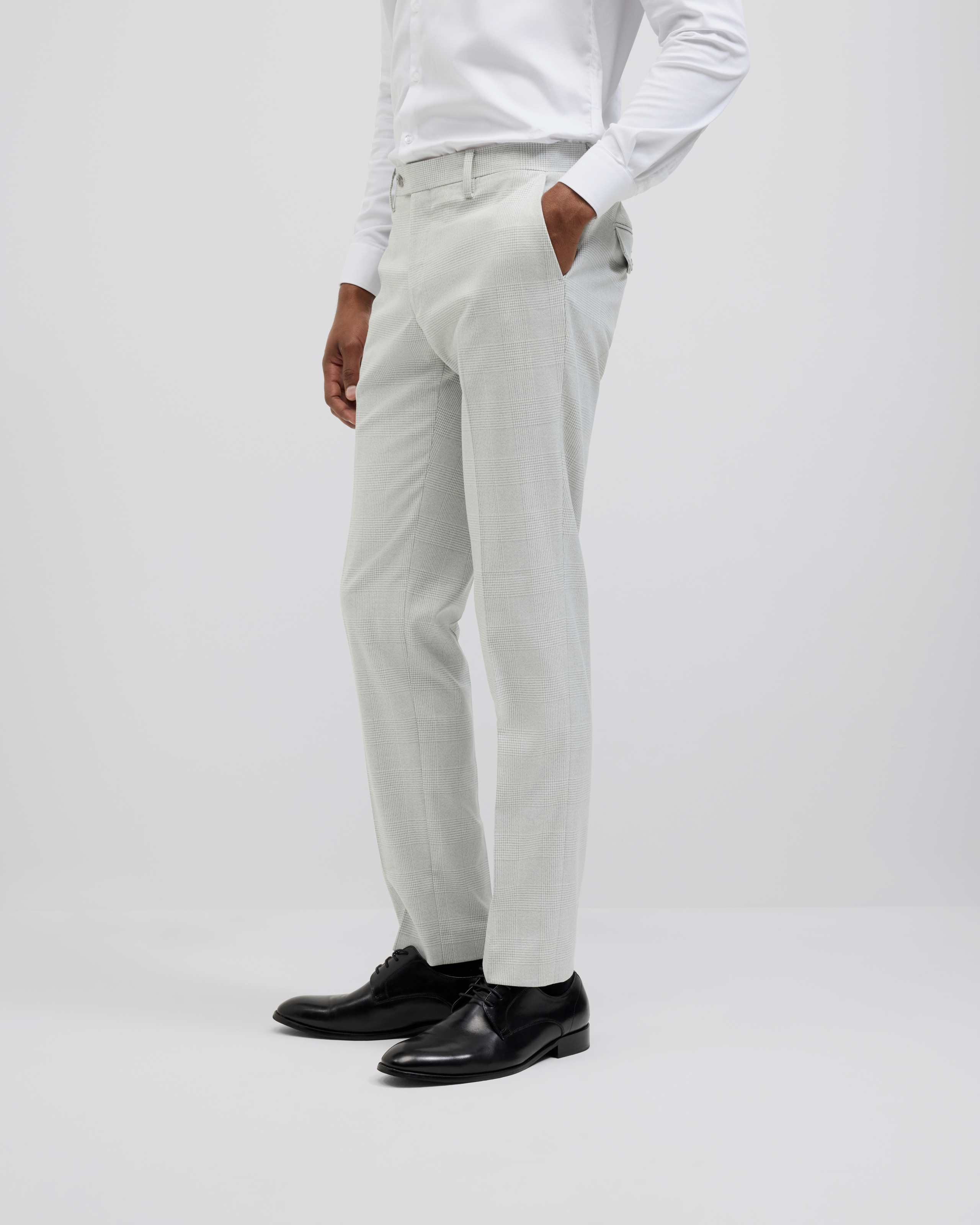 Prince Of Wales Check Tailored Suit Pant