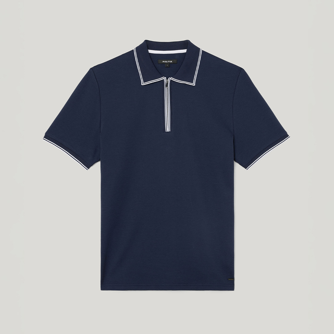Zip Up Polo 