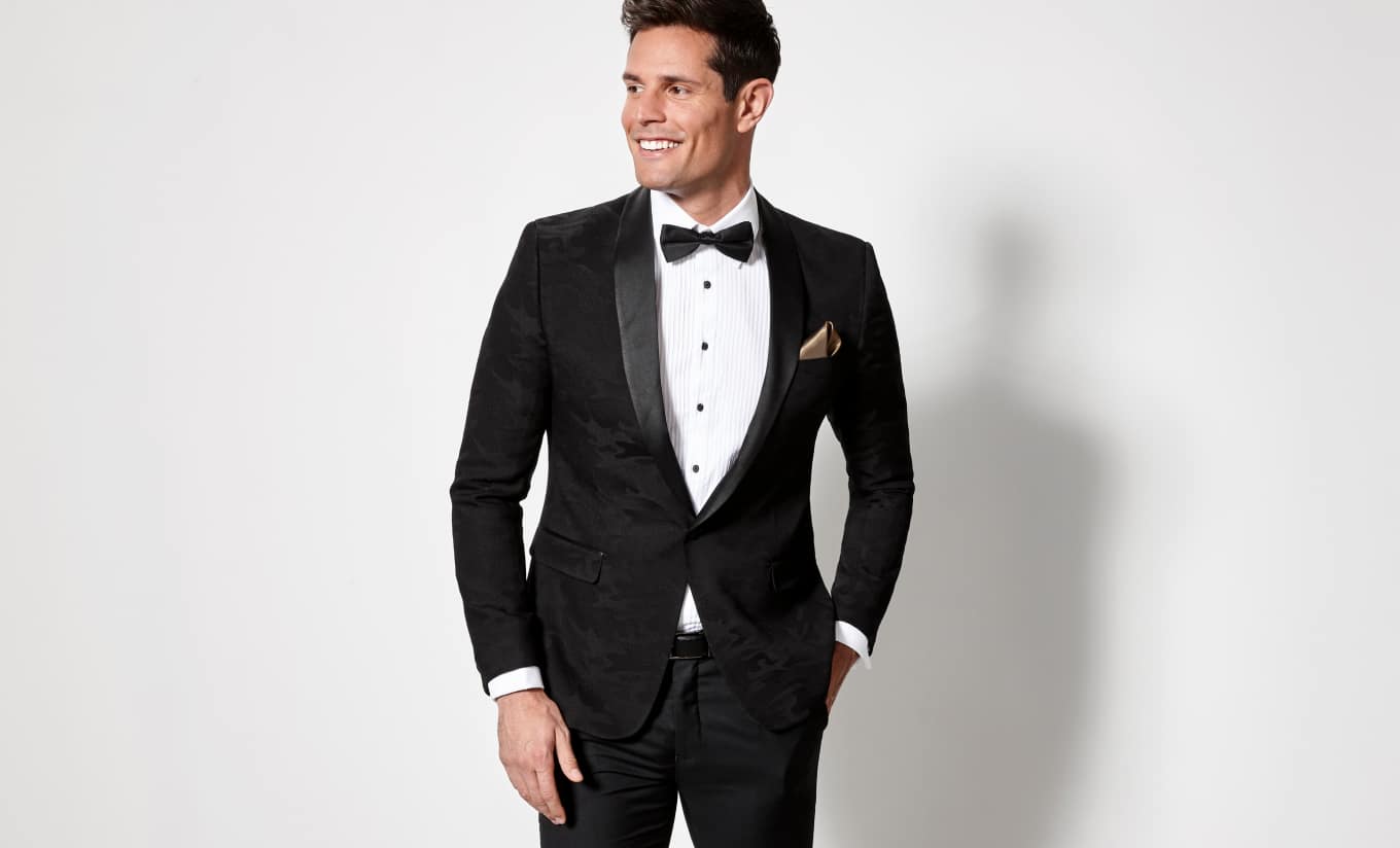 Black Tuxedo White Shirt Black Bow Tie - Politix Black Tuxedo White Shirt Black Bow Tie - Politix
