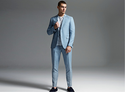Knitted Polo Shirt & Blazer