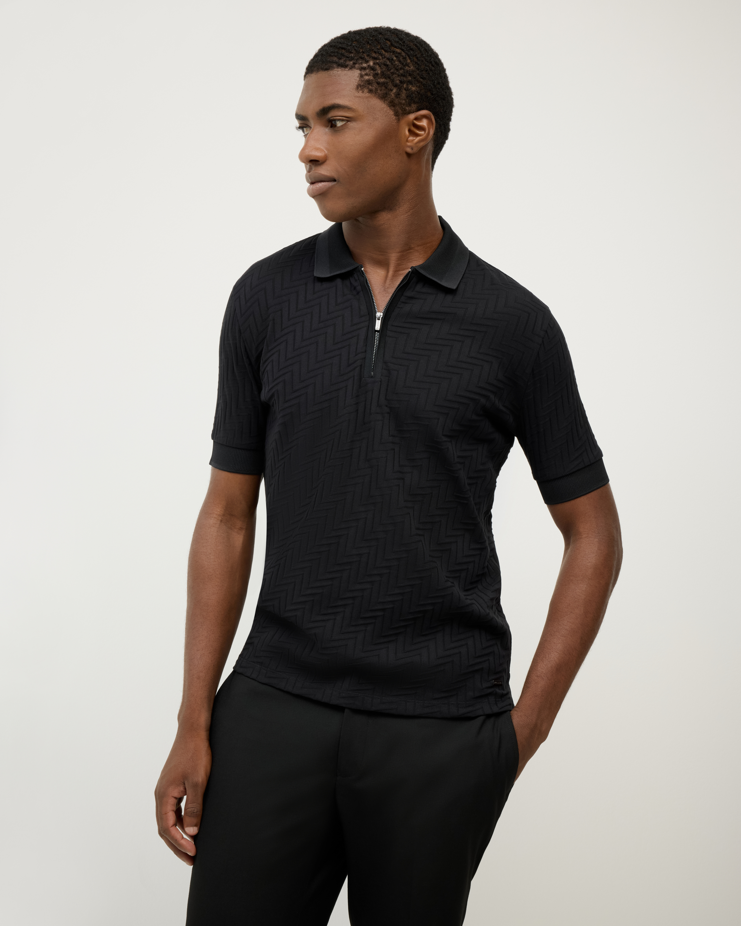 Lee Zip-Up Polo