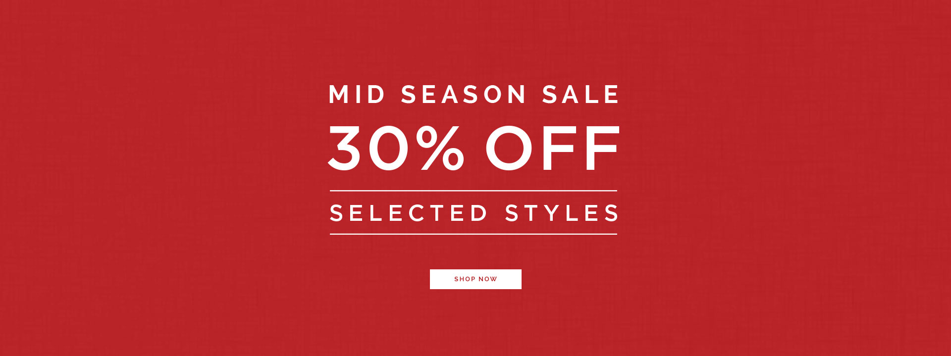 30% mid season sale 