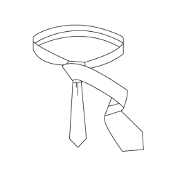 Half Windsor Knot Step 5