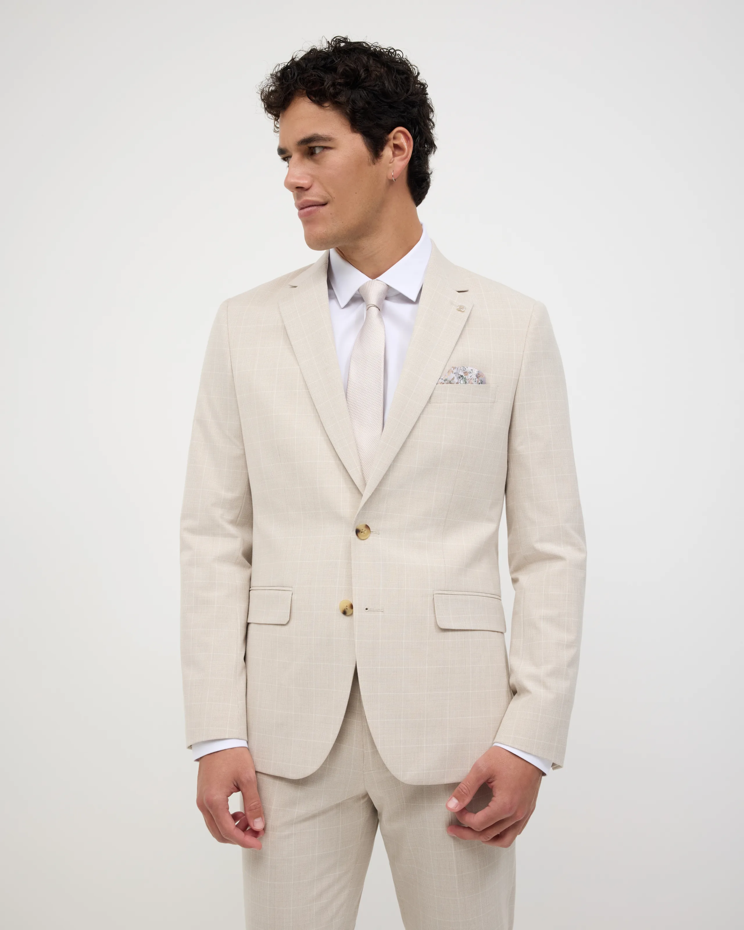 Politix Finn Check Tailored Jacket