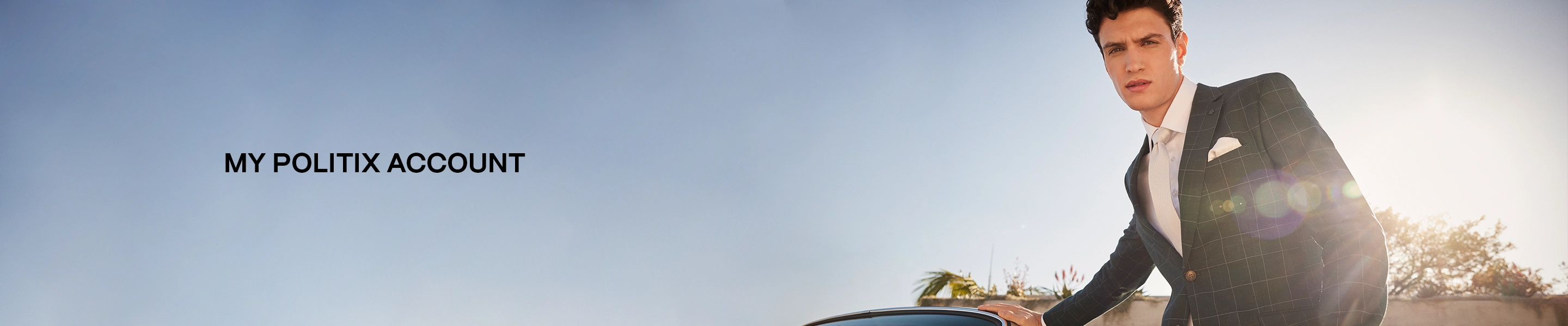 My Account Login | Politix Menswear