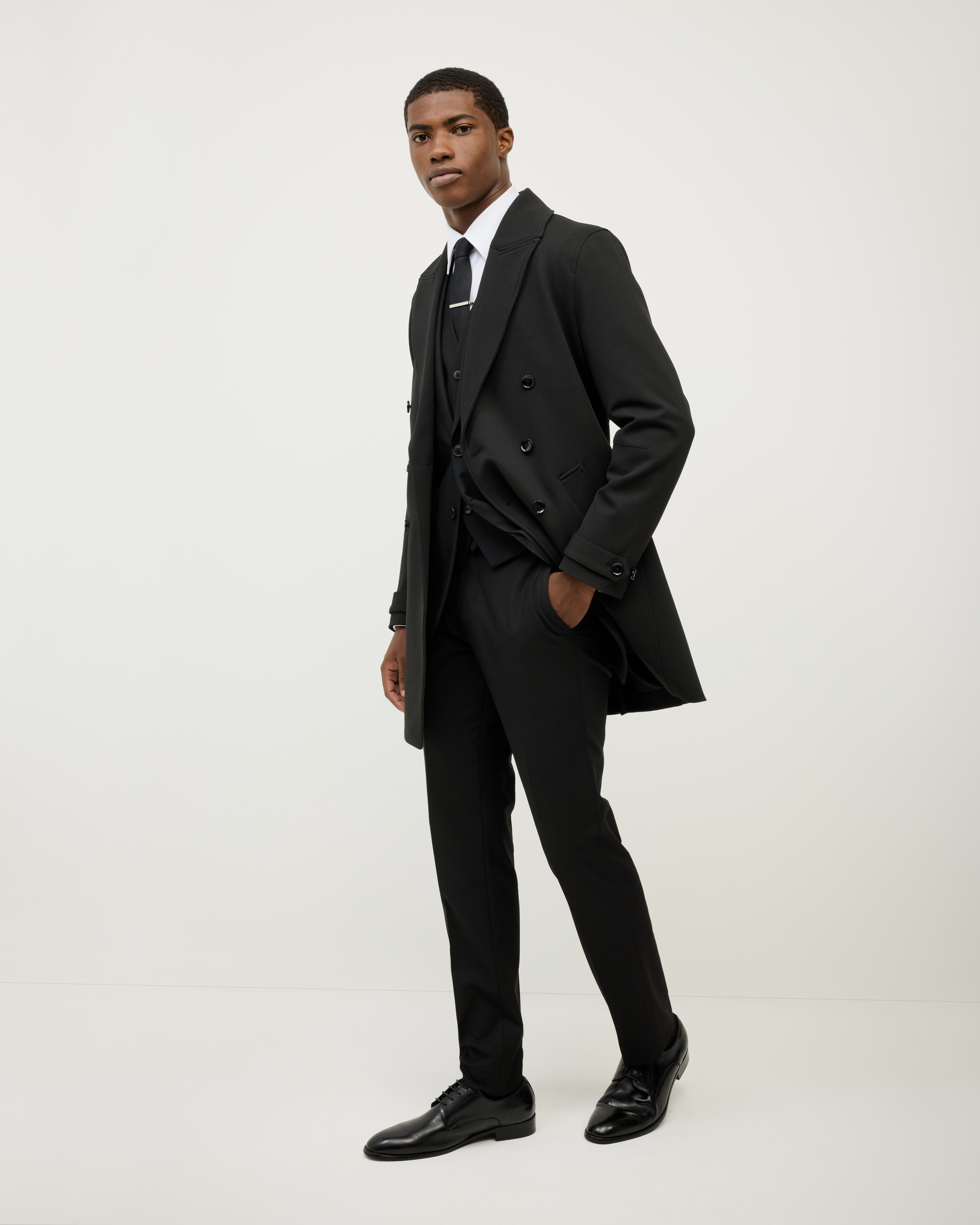 Politix Knight Double-Breasted Performance Coat