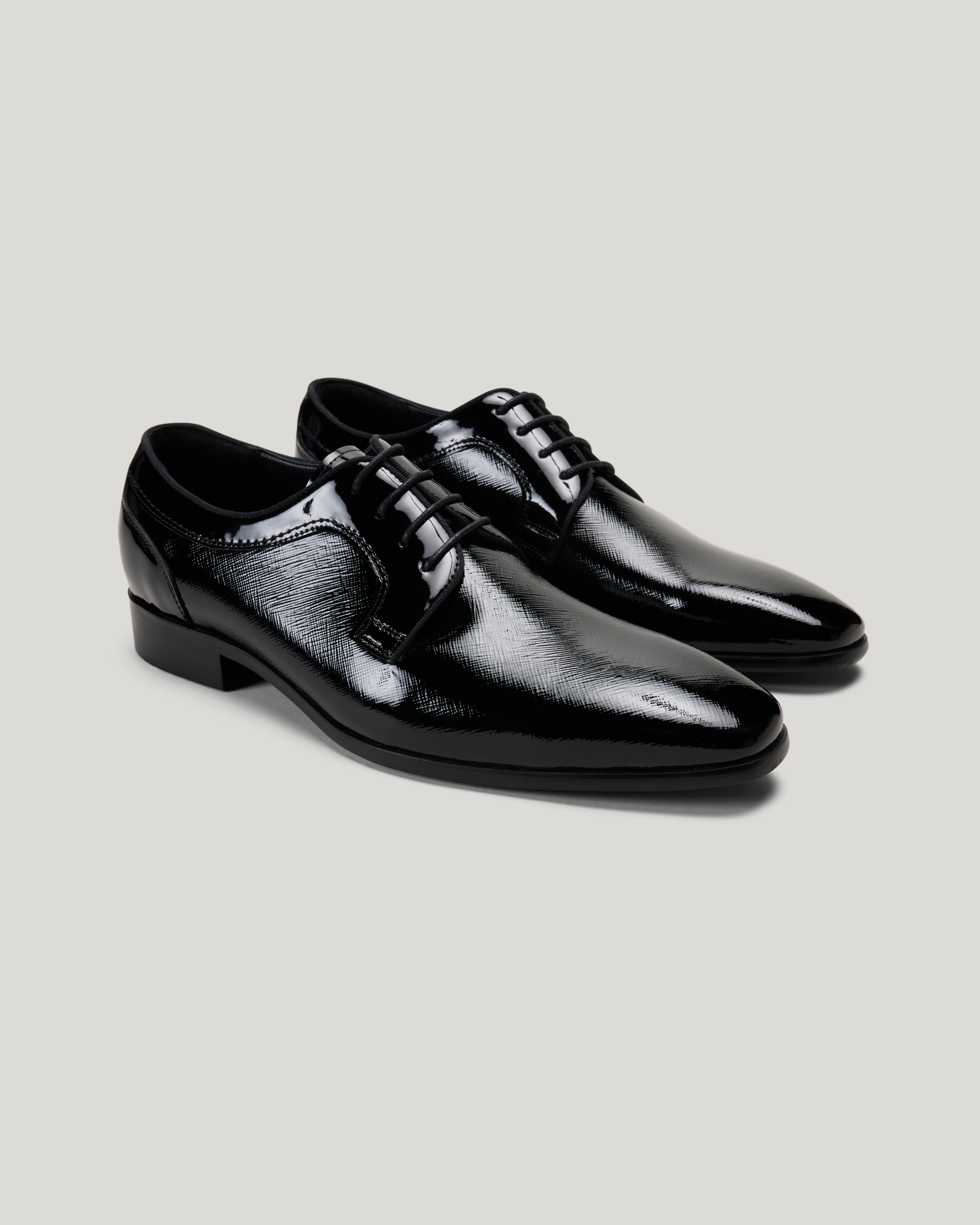 Patent Derby Lace Up