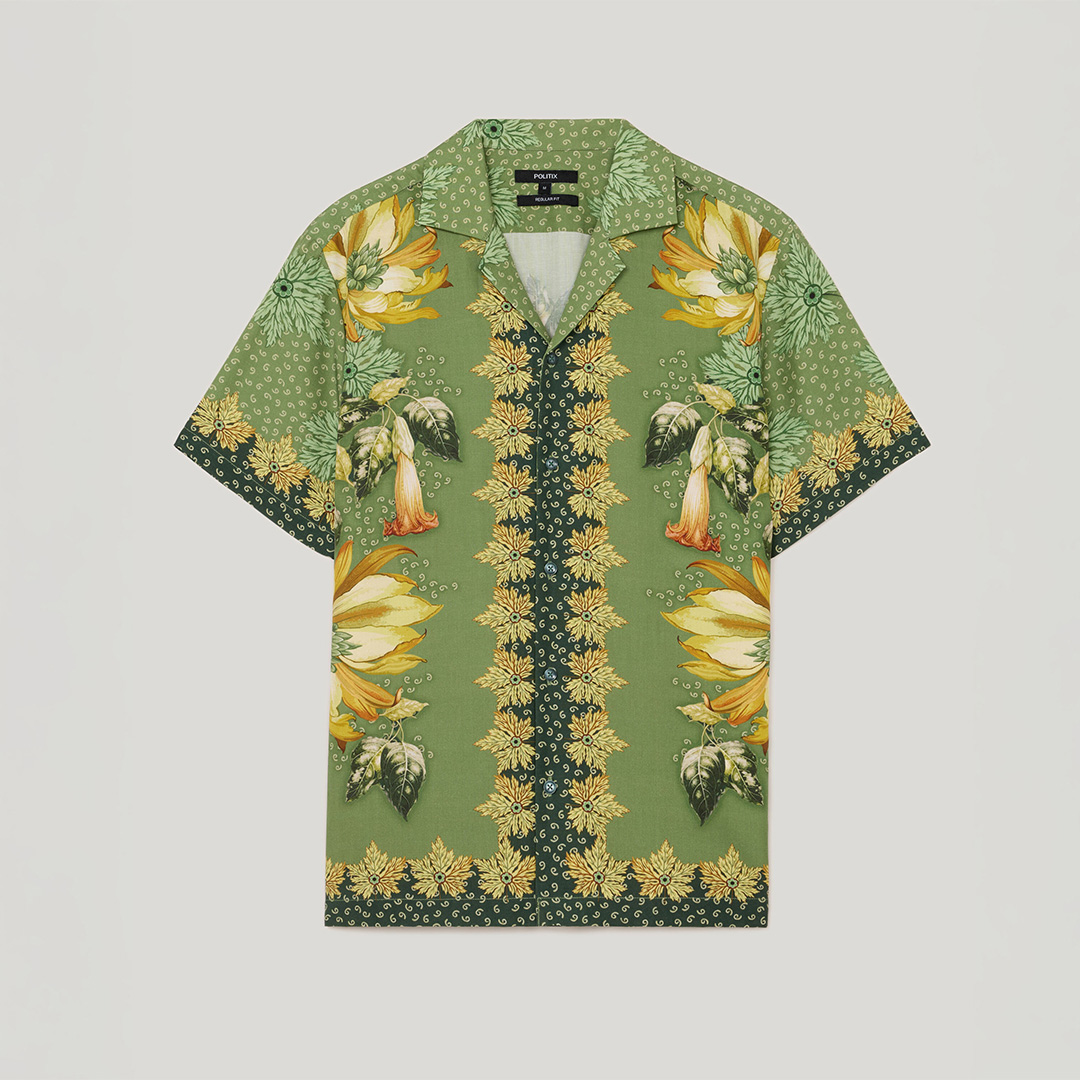 Resort Floral Short Sleeve Shirt
