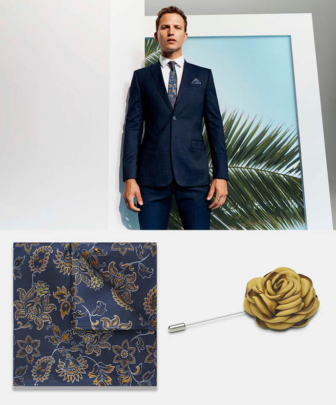 Navy and khaki knitwear jumper flatlay Navy and khaki knitwear jumper flatlay