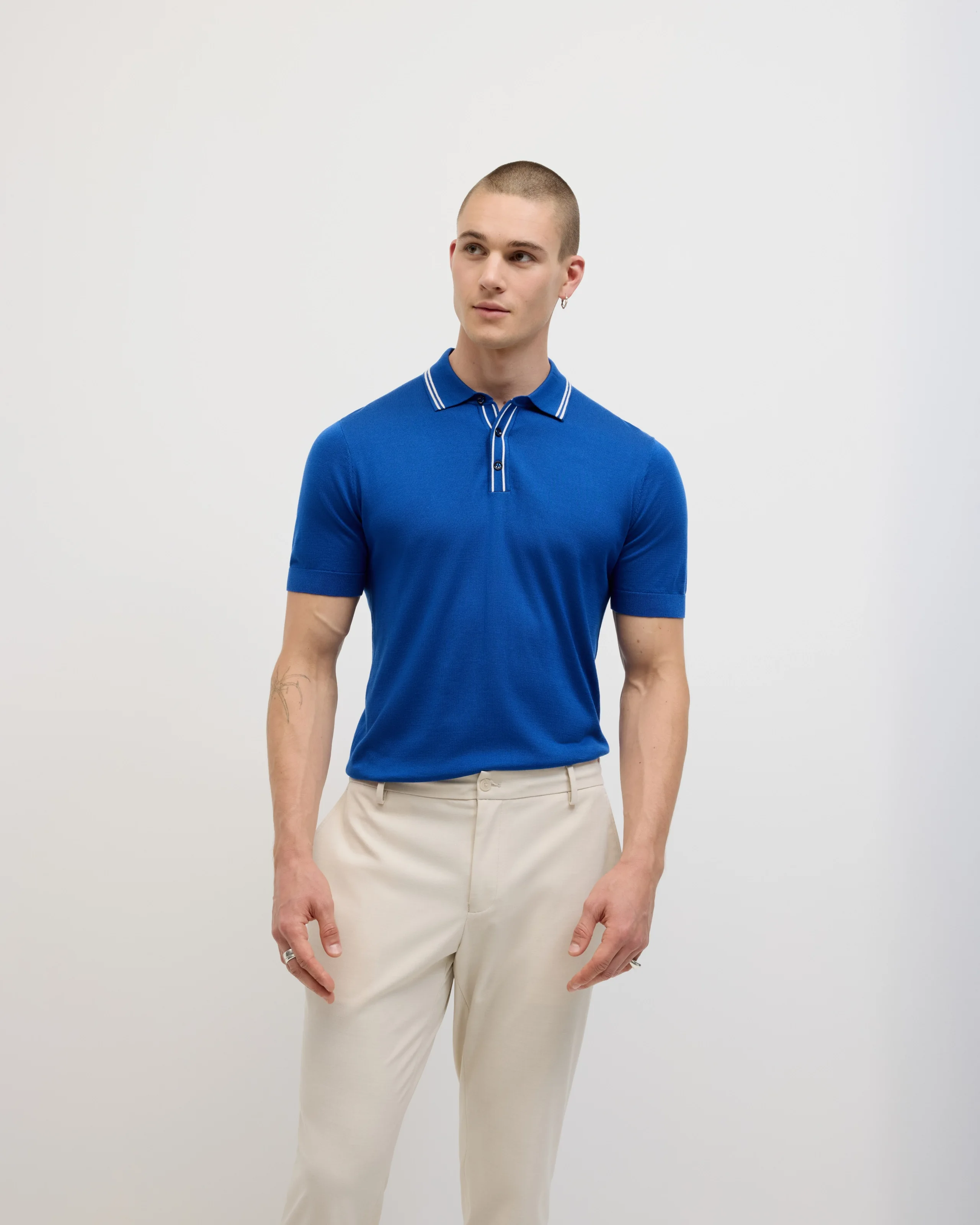 Politix Keagan Polo Cobalt Blue
