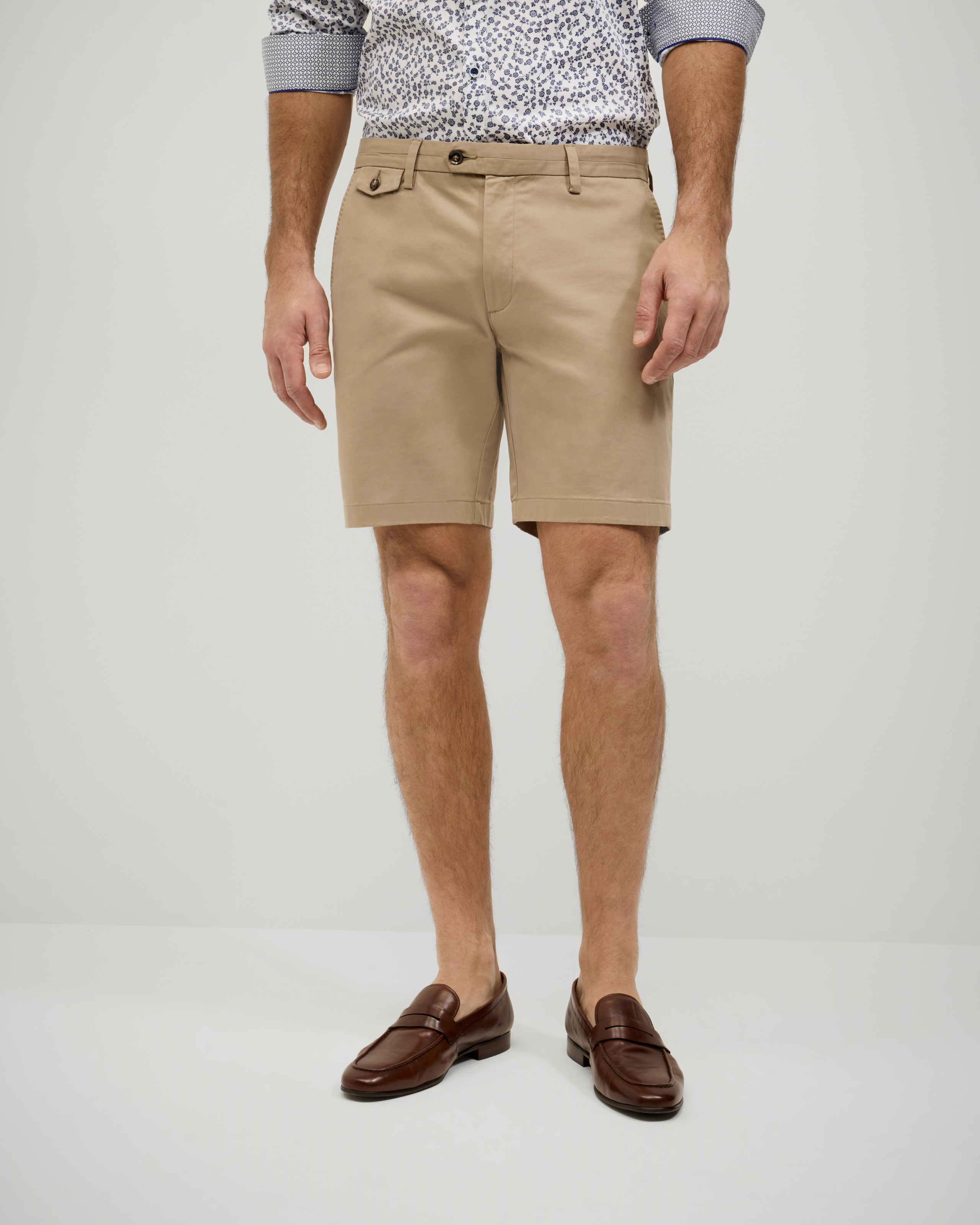 Slim Stretch Cotton Stretch Chino Short