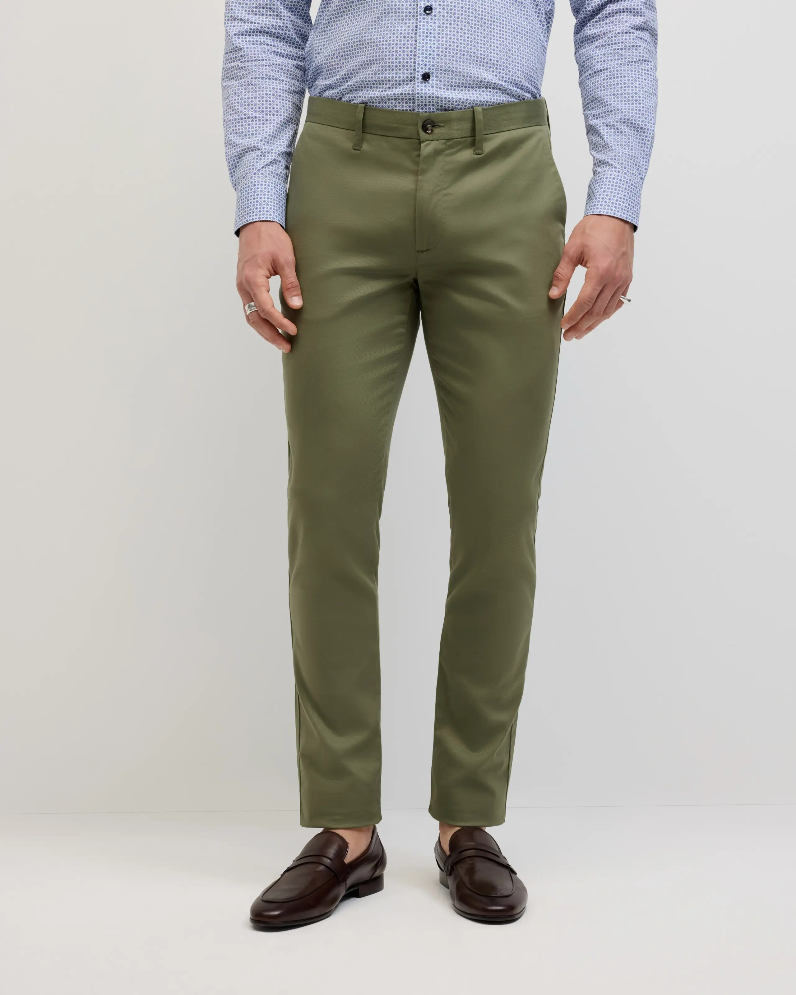 Politix Bradley Stretch Chino Olive
