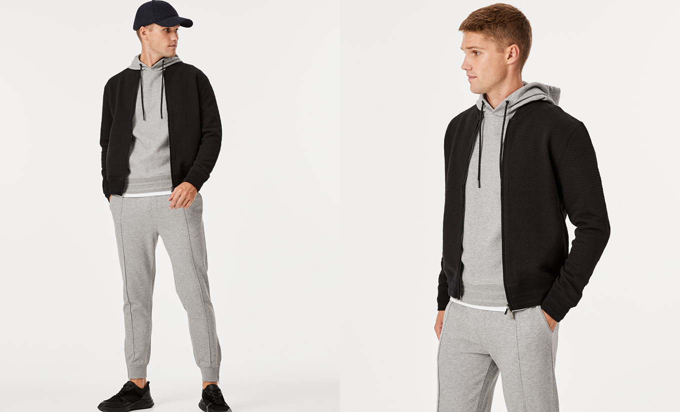 cotton zip bomber cotton zip bomber