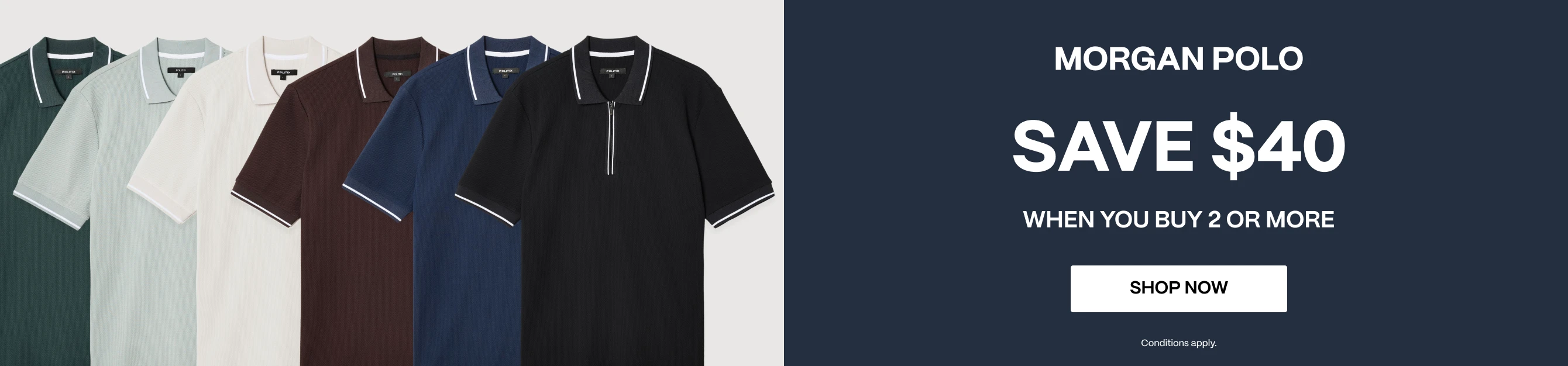 Men's Polo Bundle Offer | Men's Clothing And Accessories | Politix Menswear
