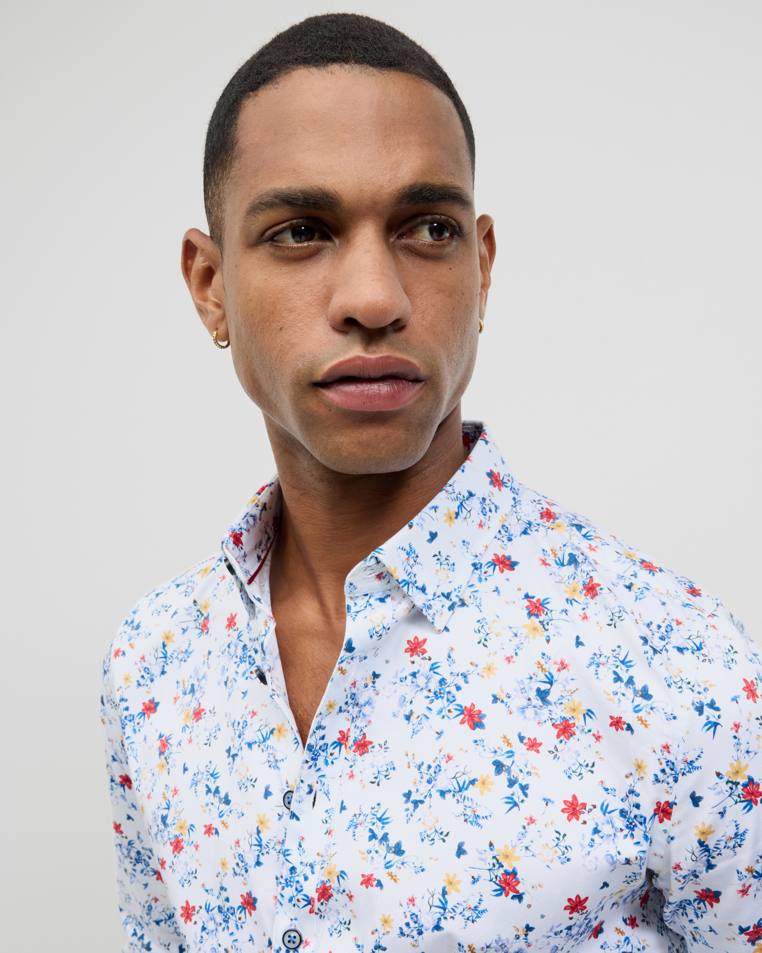 Fusion Floral Long Sleeve Shirt