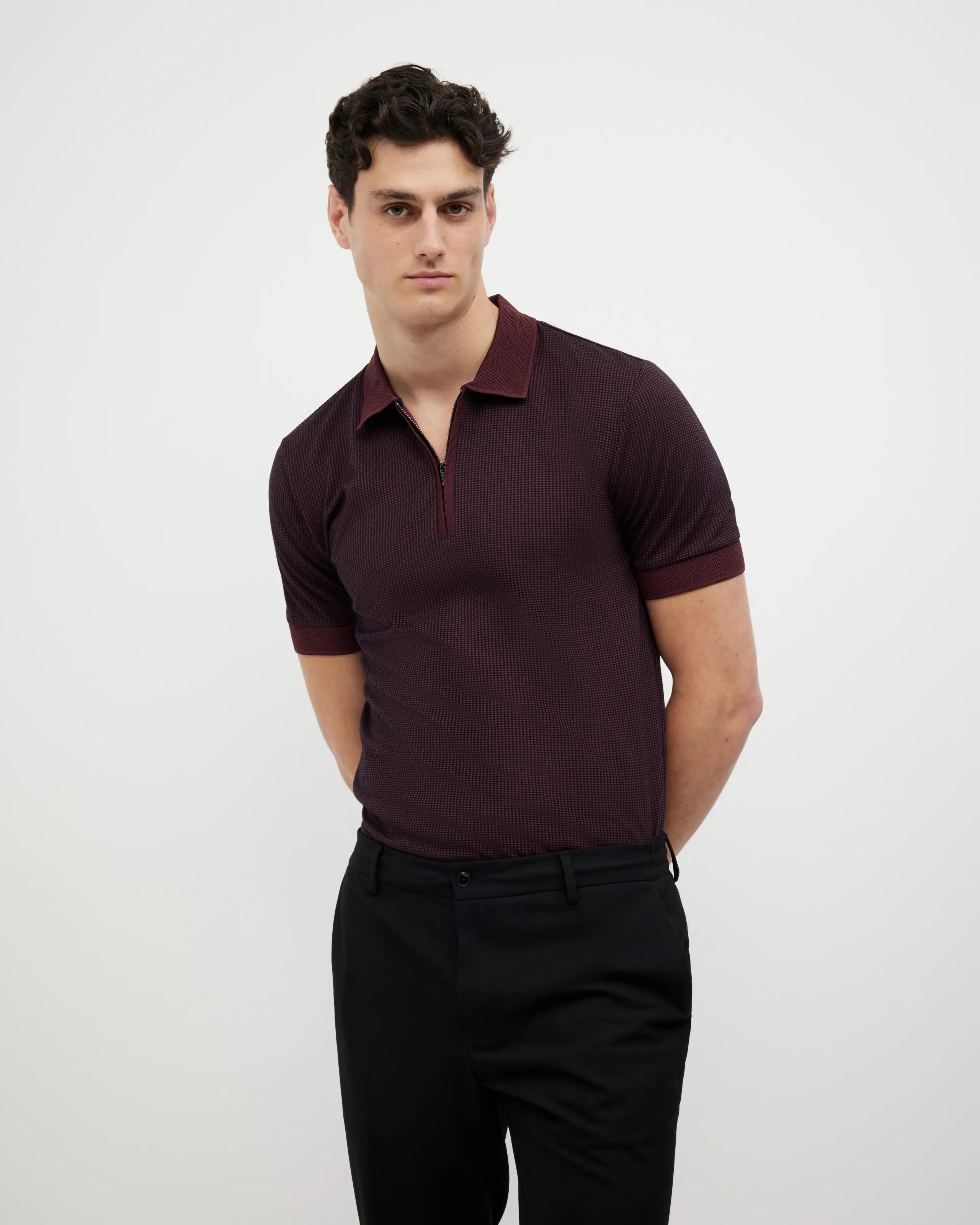 Politix Murray Zip-Up Polo