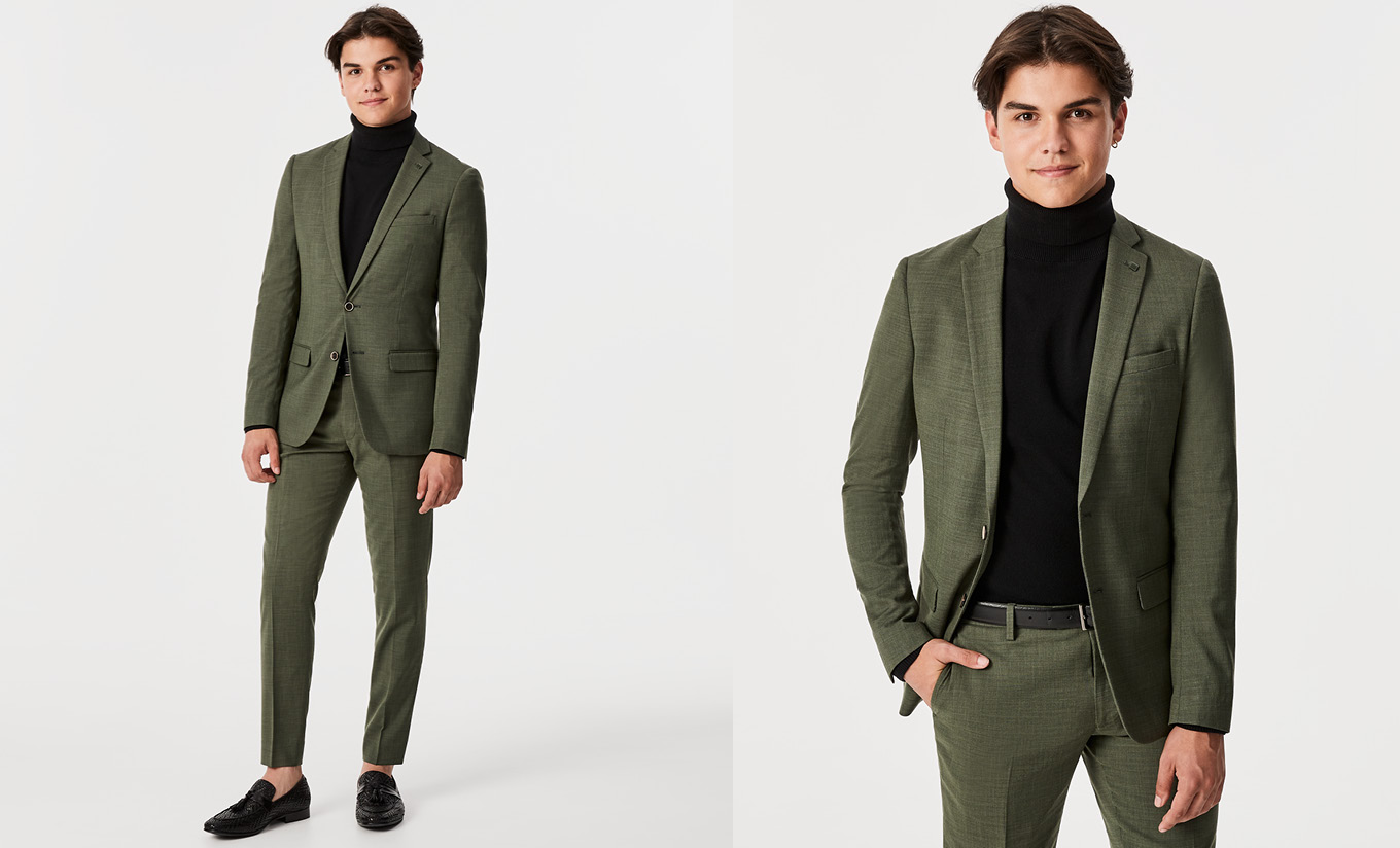 Harvey Petito Khaki Politix Suit Harvey Petito Khaki Politix Suit