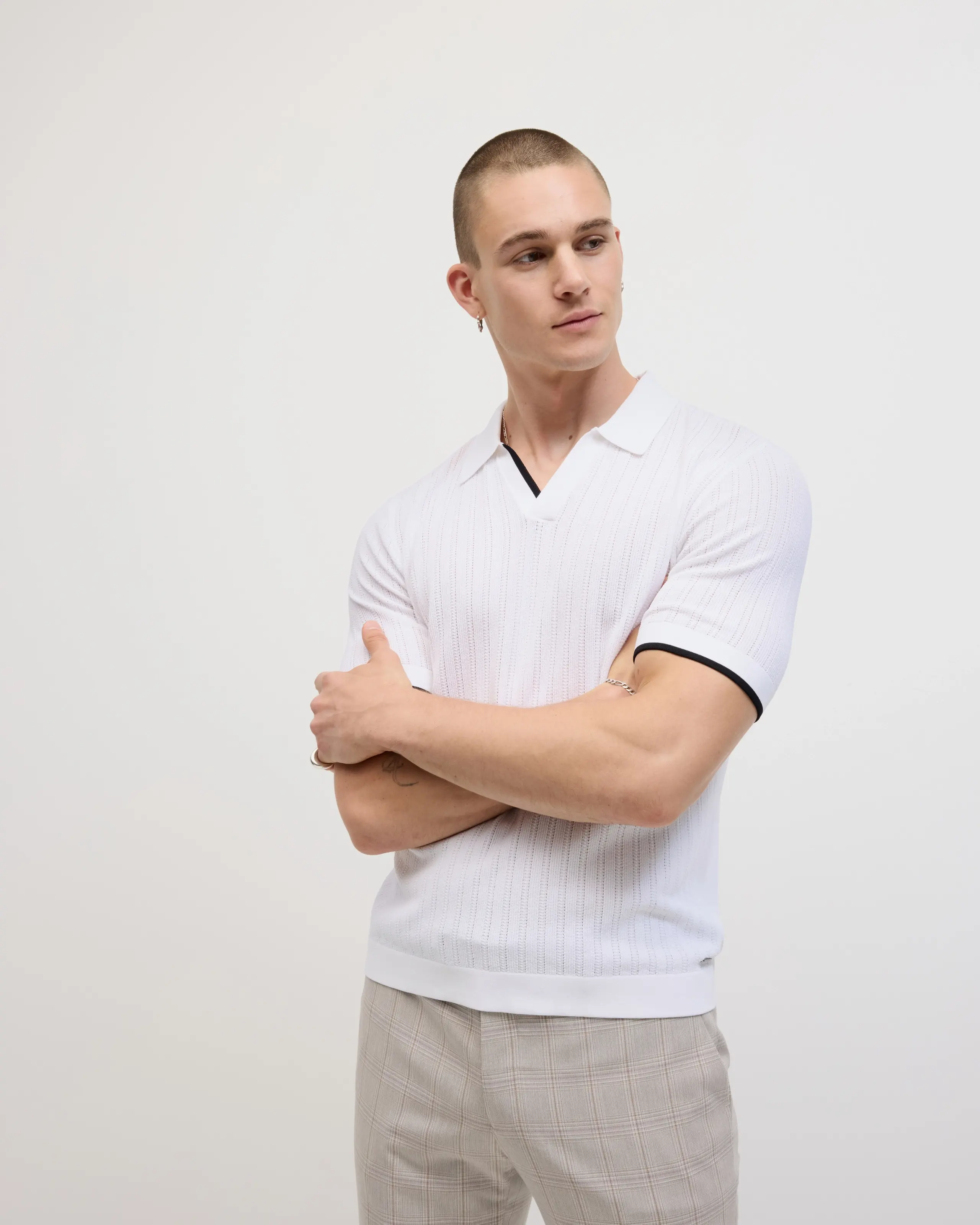 Politix Anderson Polo White