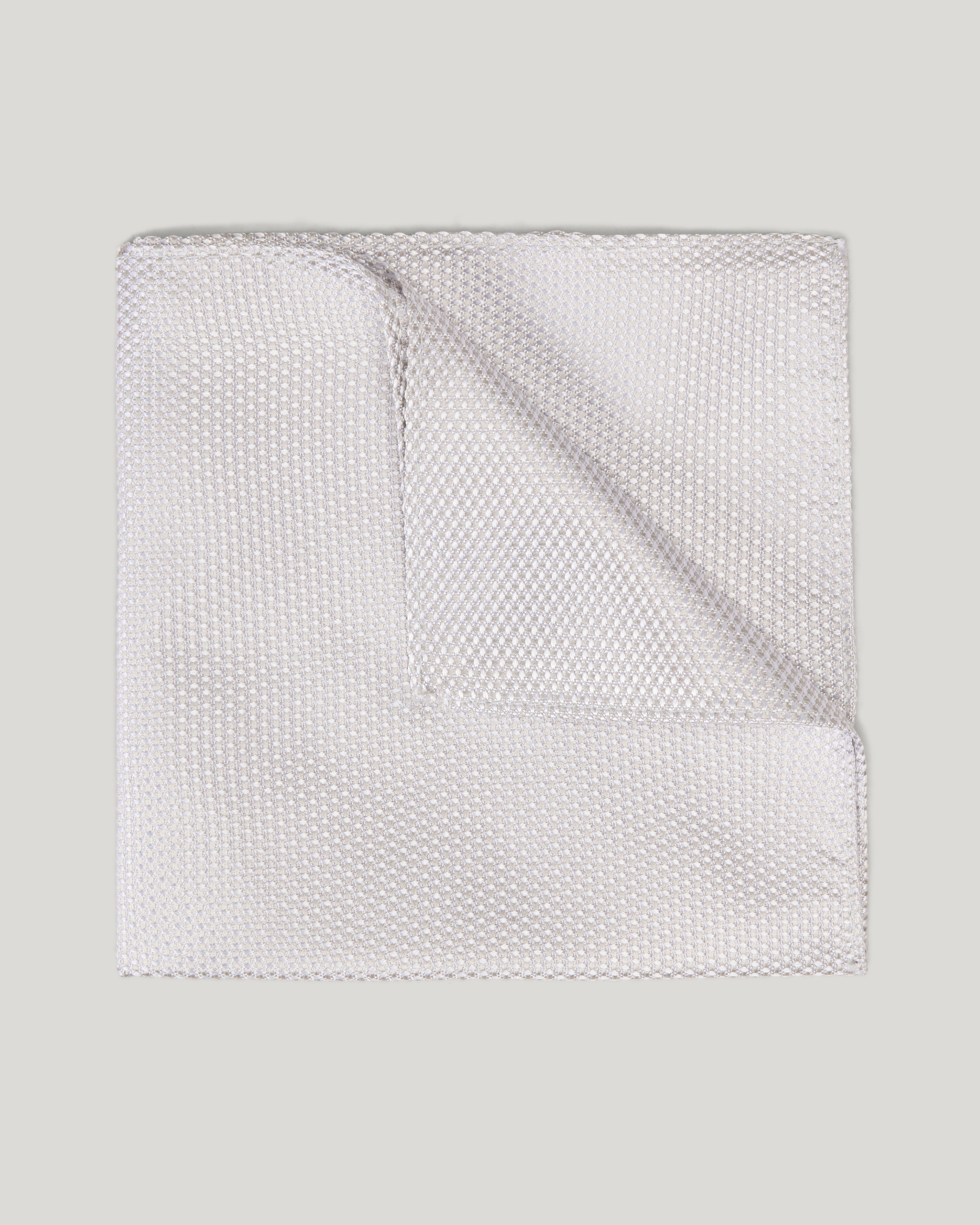 Silk Textured Two-Tone Pocket Square
