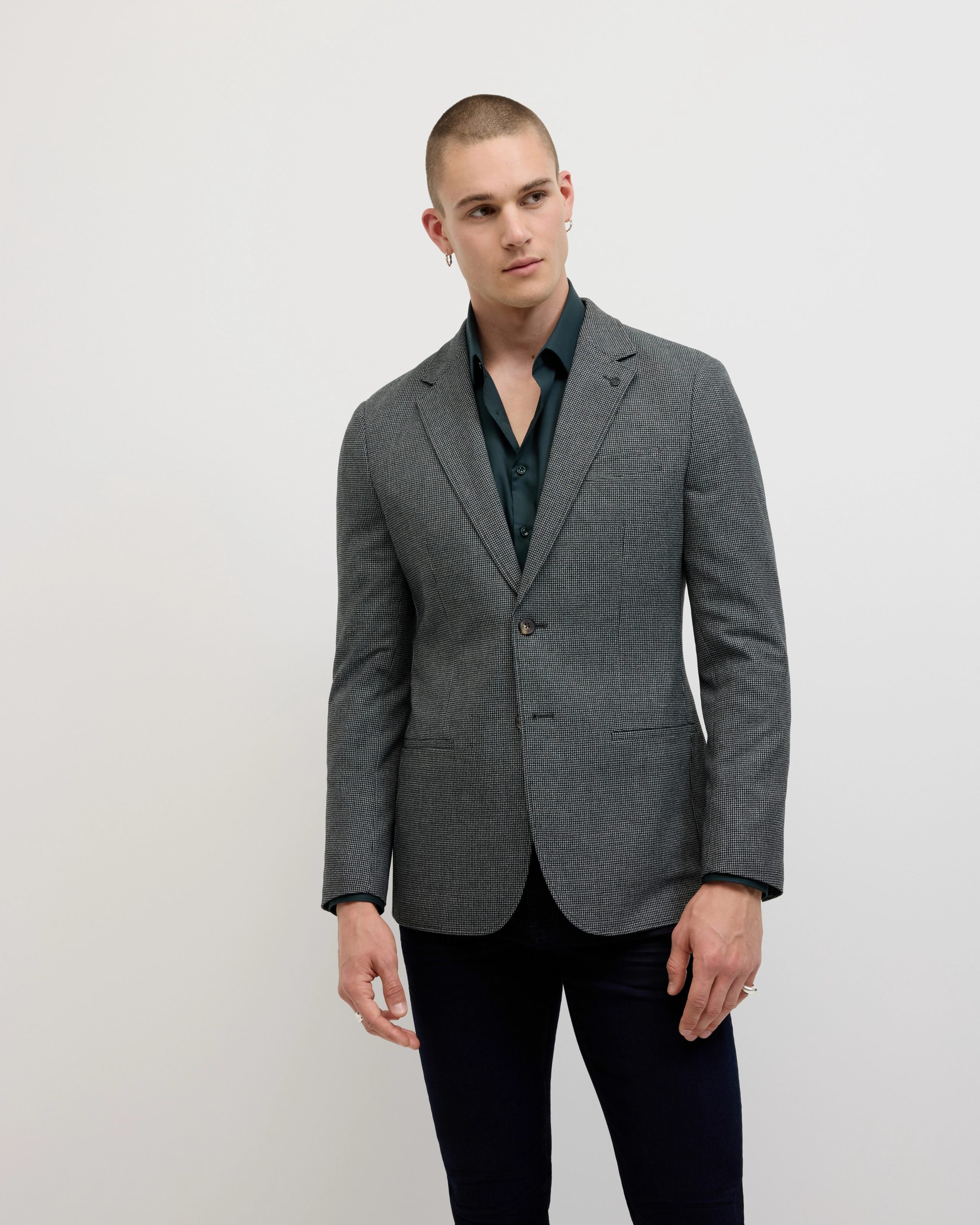 Politix James Textured Two-Toned Blazer