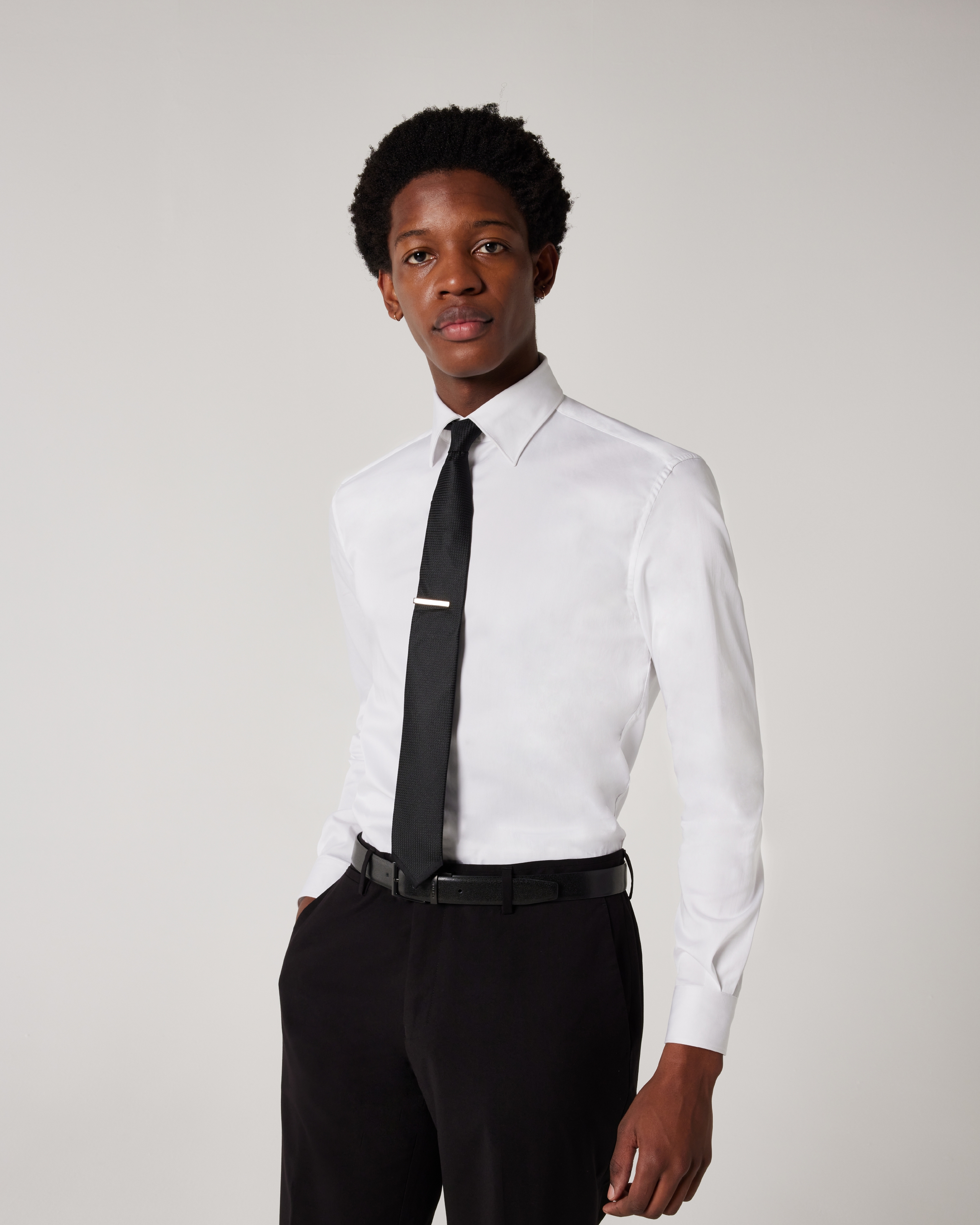 Regular Sateen Long Sleeve Shirt