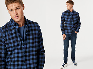 Buffalo check flannel shirt mens Buffalo check flannel shirt mens